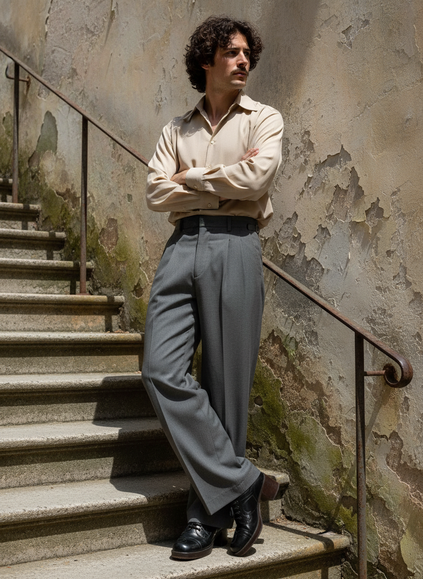 ASHLINE FLUID WIDE-LEG TROUSER