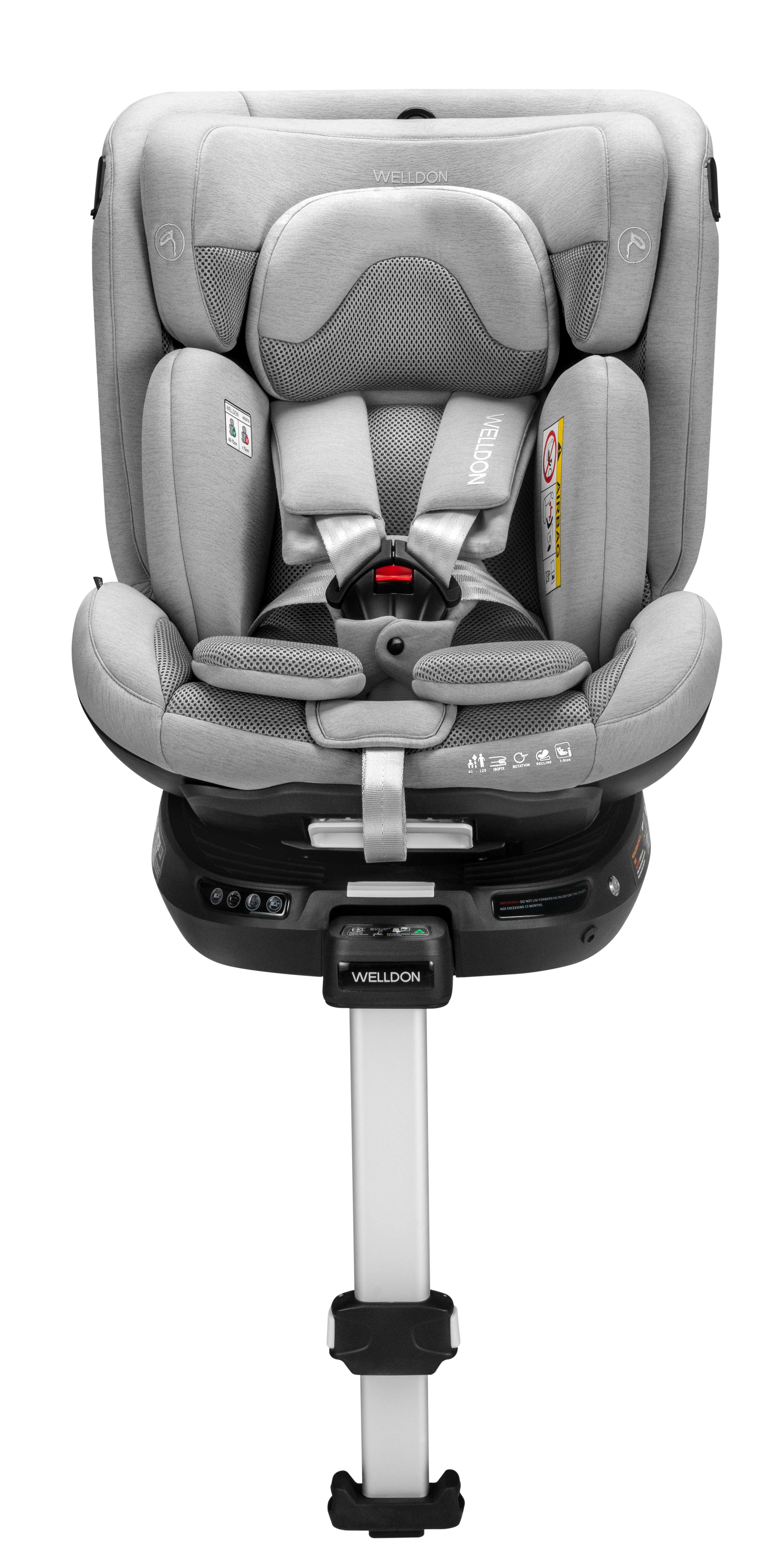 Ghế ngồi an toàn trên ô tô cho trẻ em Welldon Smart Rotate 2 Pro+ 40-125cm  [NHẬP CODE "OFFB10" GIẢM THÊM 10% VỚI MEMBER OFFB]