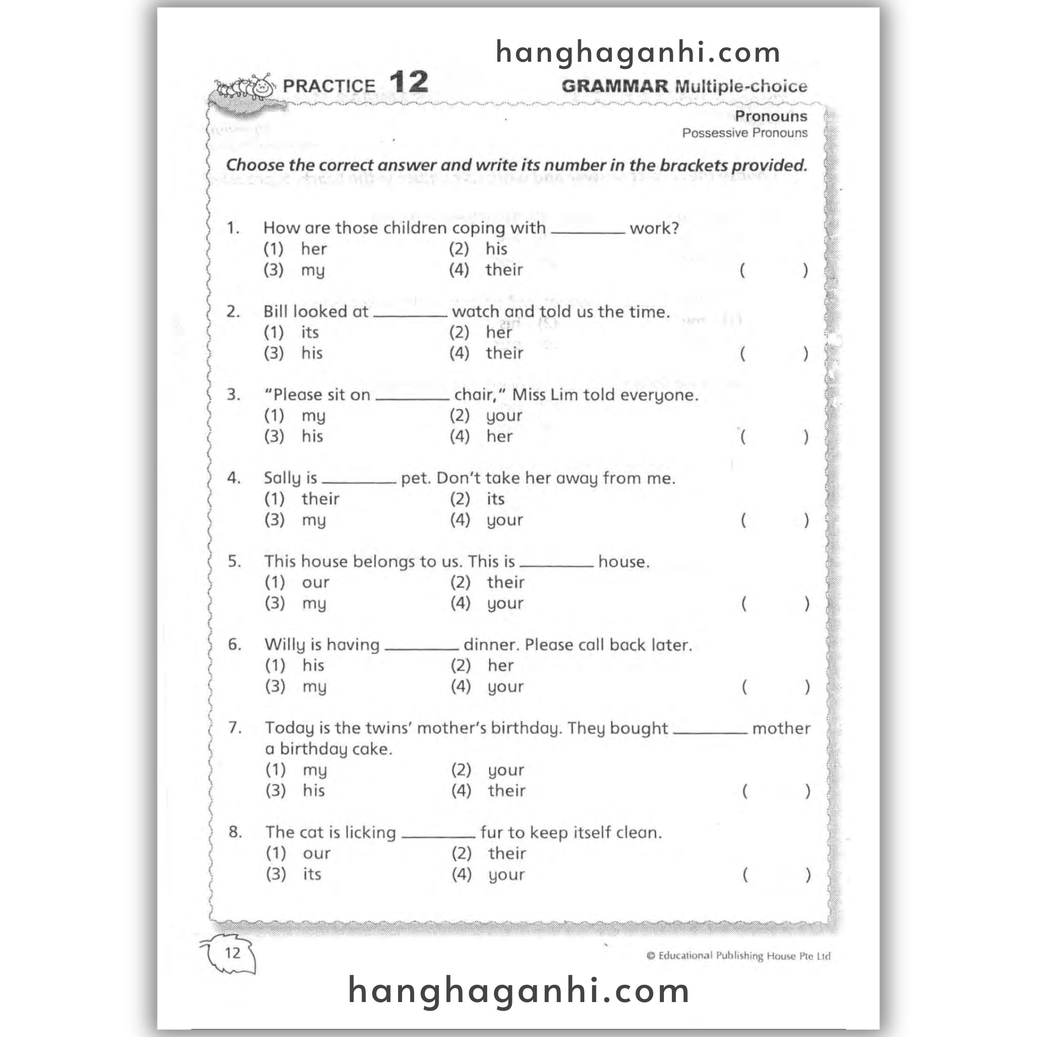 Complete Practice Book for Grammar, Vocabulary & Comprehension Primary 1_thumbnail_4