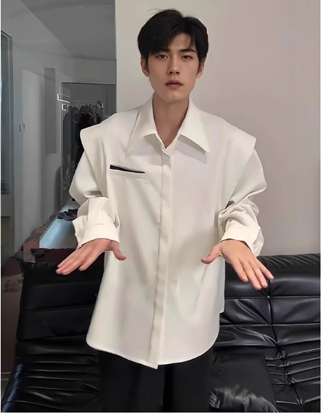 Áo Sơ Mi Nam Oversize Chống Nhăn_thumbnail_2