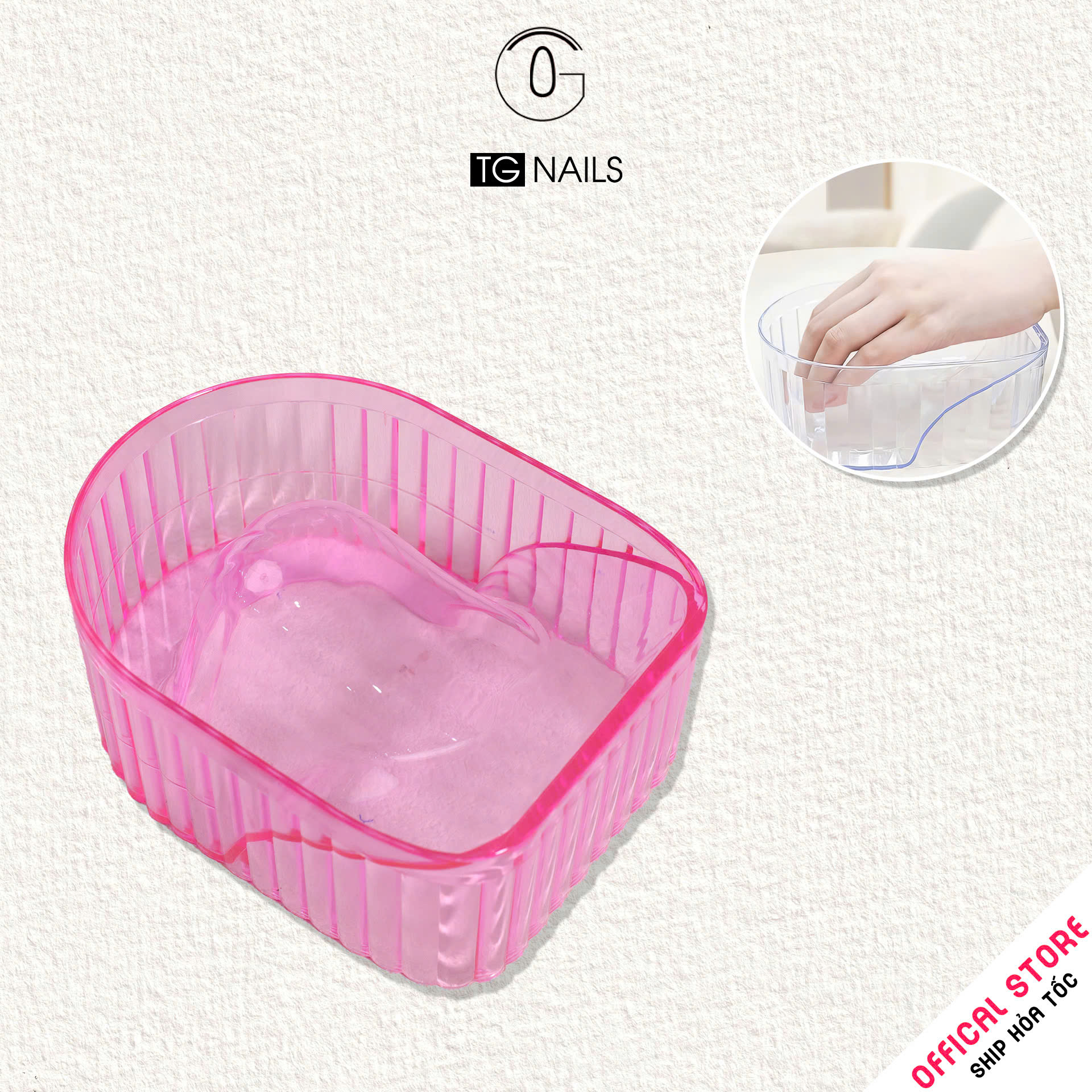 Bát ngâm tay bằng mica cao cấp