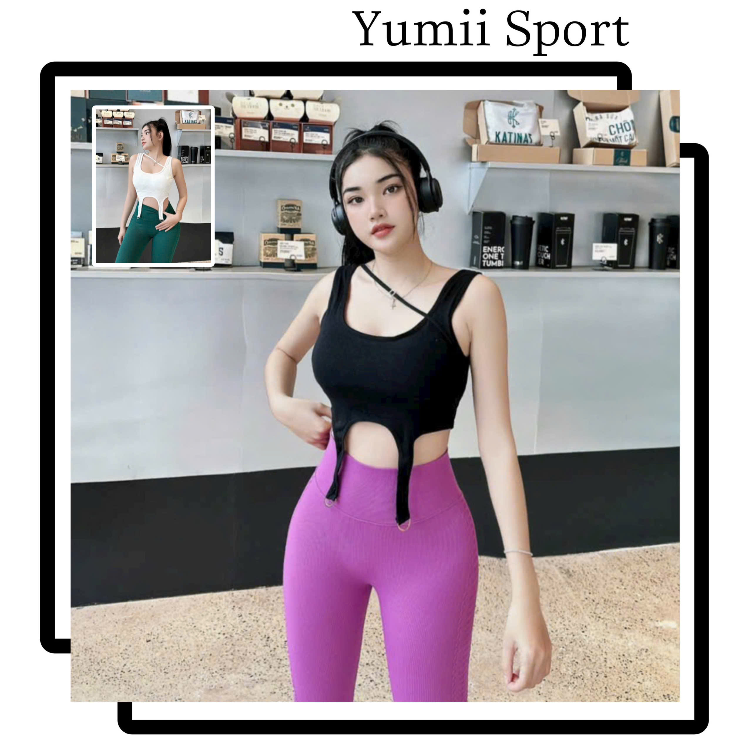 Áo Croptop Thể Thao Nữ Phối Khoen_thumbnail_5