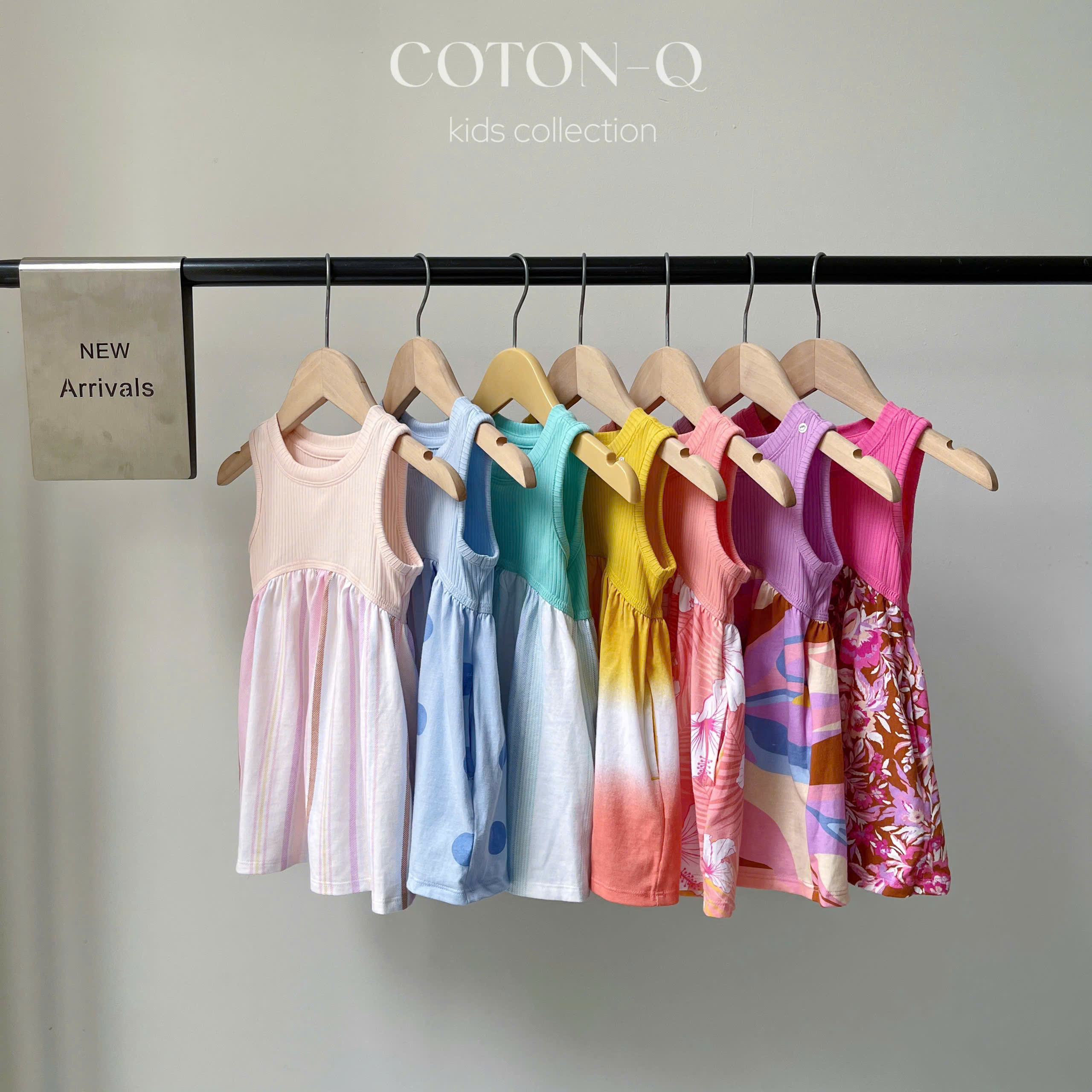 HE127 Set 3 đầm bé ( NGẪU NHIÊN ) - mua từ 2set trùng