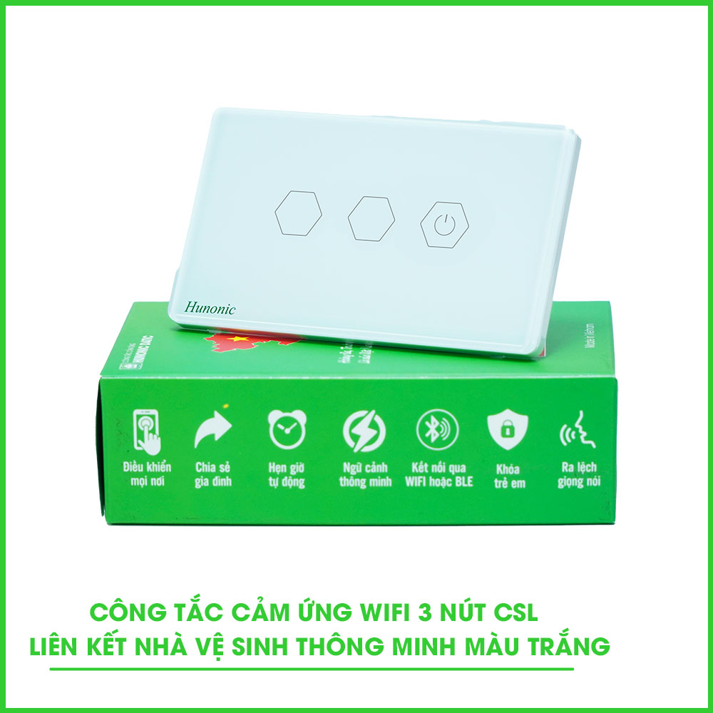 Combo Nhà Vệ Sinh Thông Minh Công Tắc WIFI 3 Nút Liên Kết & Cảm Biến Hiện Diện_thumbnail_2