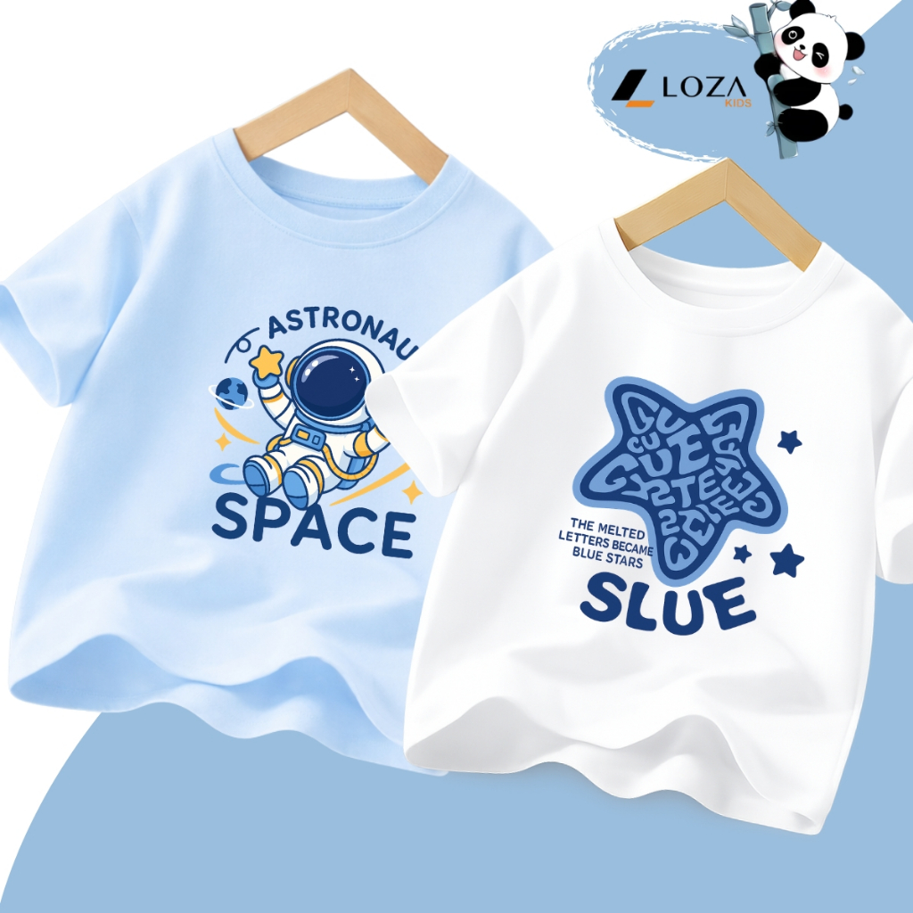 Áo thun bé trai nhiều mẫu hình in - Áo phông cho bé Loza Kids Mã CA012_thumbnail_2