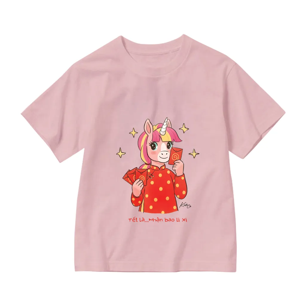 Áo thun bé trai bé gái Kado chất vải cotton cao cấp thoáng mát Tuổi Ngọ in artwork 2860_thumbnail_10