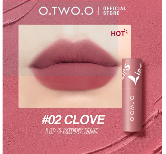 O.TWO.O What's in My Bag Velvet Matte Lip & Cheek Mud 2g_thumbnail_6