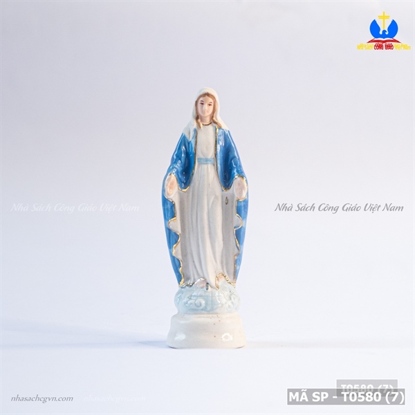Tượng sứ Mẹ Ban ơn 9cm