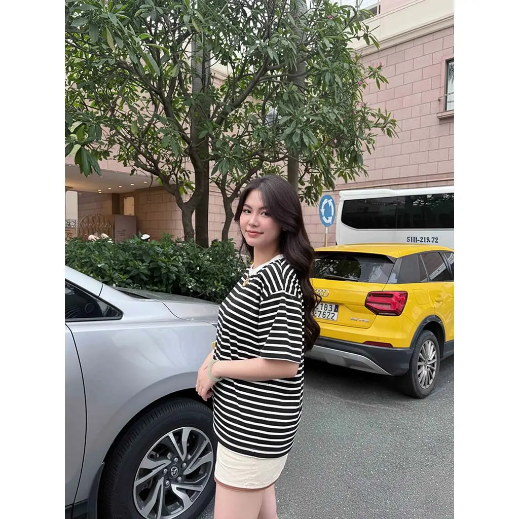 Áo thun form boxy Miucho vải thun rib thoáng mát tay dài cổ tròn kẻ sọc mix màu AT00057_thumbnail_4