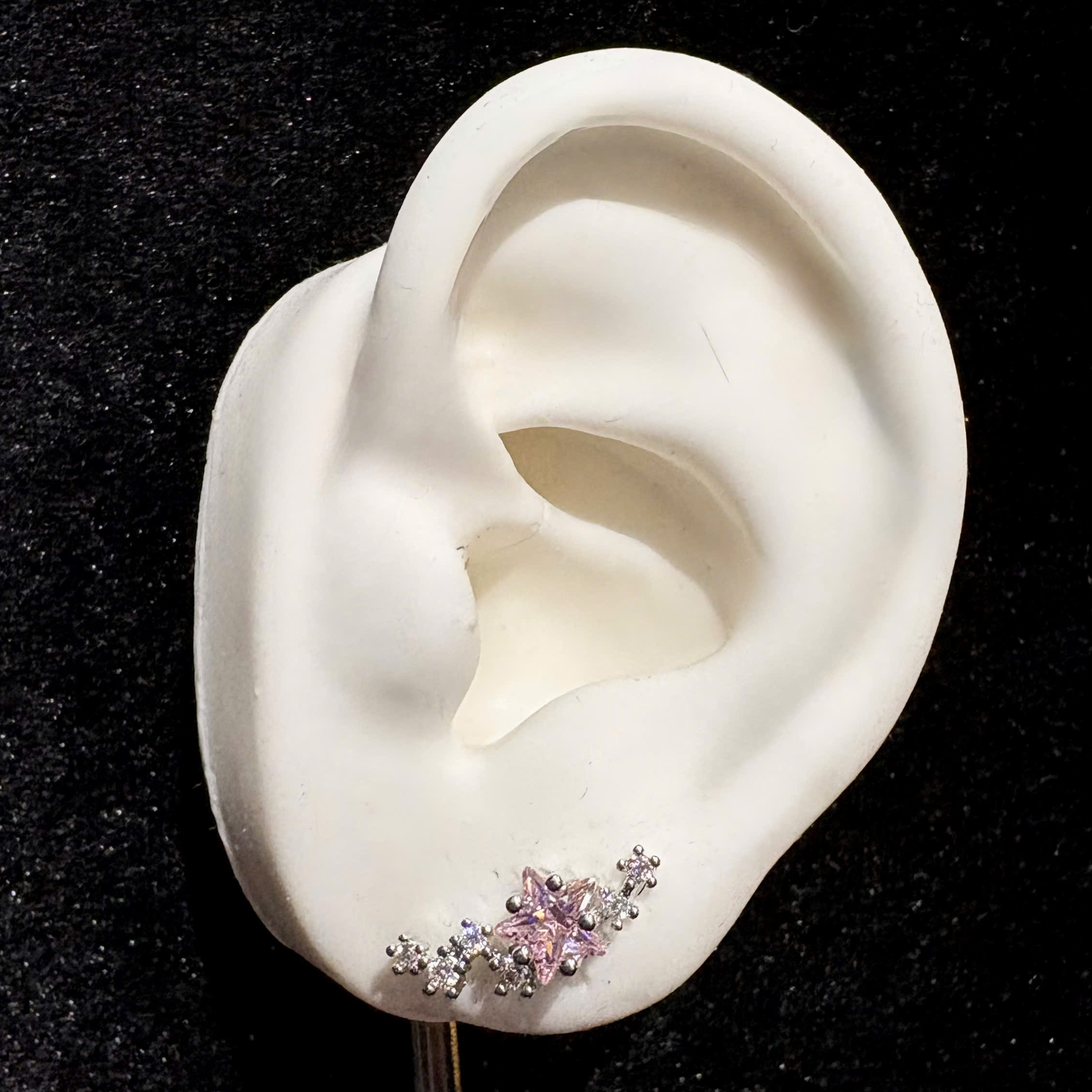 Khuyên kiểu ngôi sao dải 6 đá hồng bi_thumbnail_2