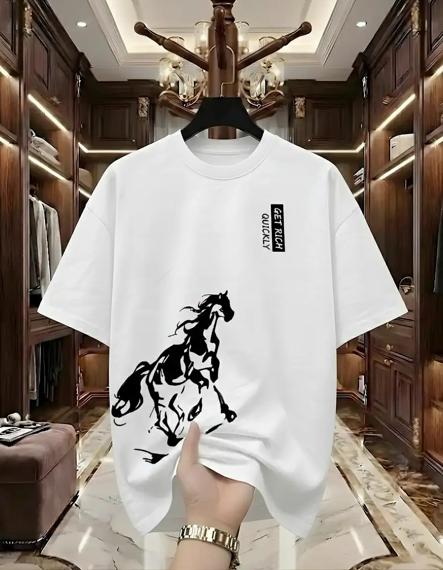 Áo thun nam Urban horse art TeePrint 3066