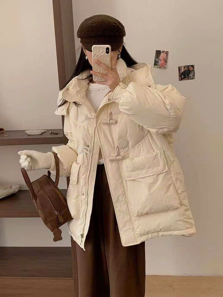 Áo phao khuy sừng - K10