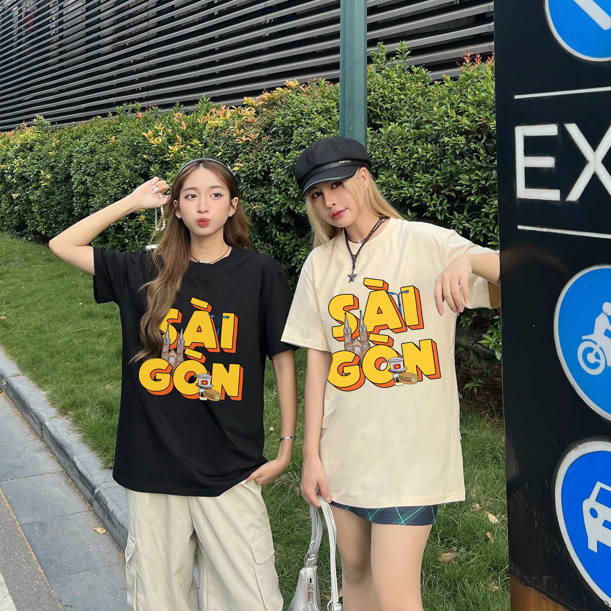 Áo thun form rộng du lịch các tỉnh thành Việt Nam 2281 Miucho vải cotton 4 chiều thoáng mát in mix_thumbnail_4