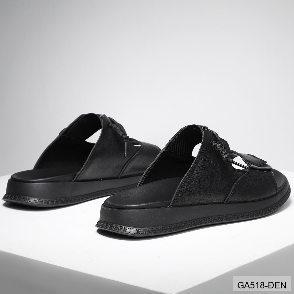 GA518 - Dép xỏ ngón nam da bò đế cao su phong cách trẻ trung màu đen_thumbnail_3