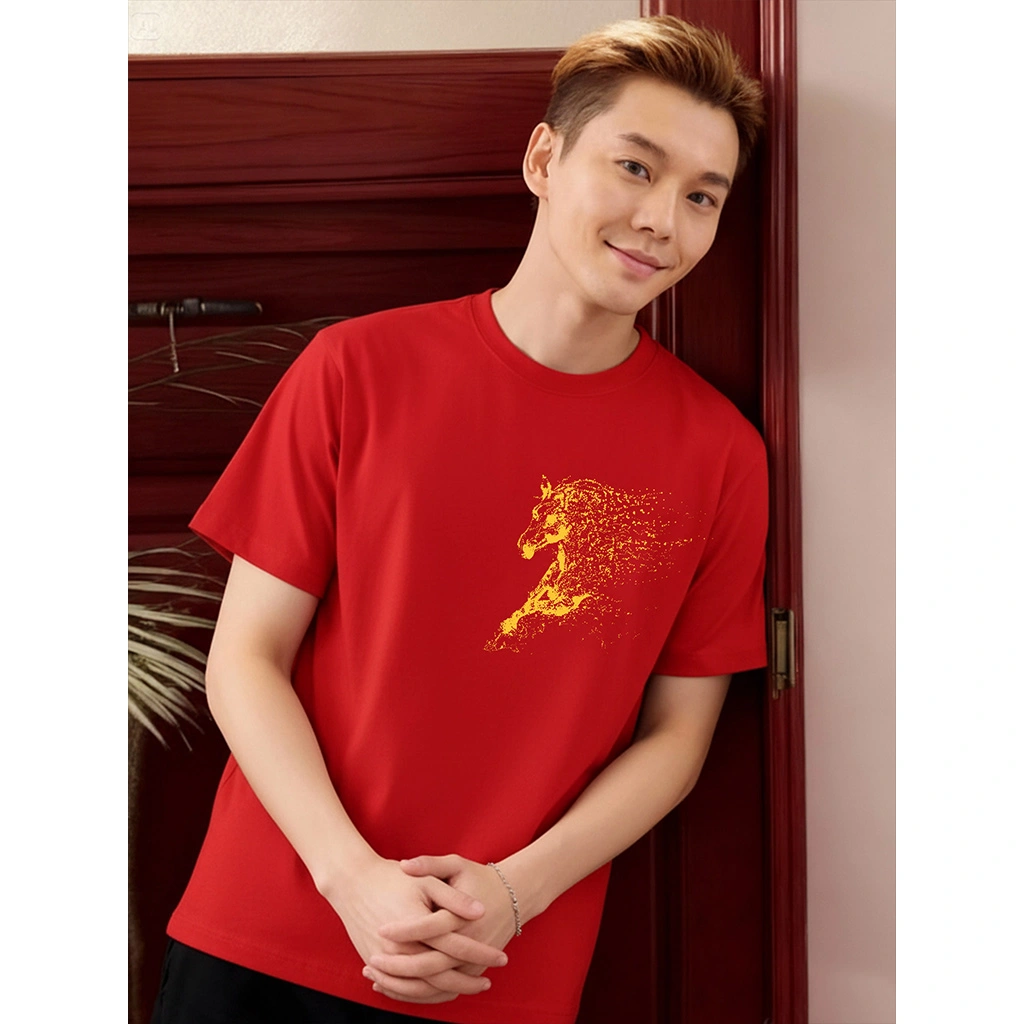 Áo thun Tết nam Miucho Iconic vải thoáng mát thấm hút tốt form rộng in artwork 2960_thumbnail_3