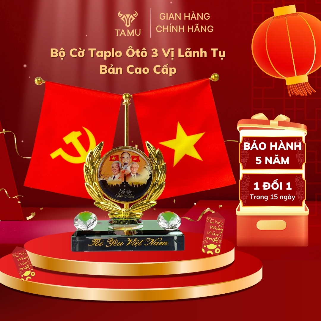 Bộ Cờ Trang Trí Taplo Tôi Yêu Việt Nam