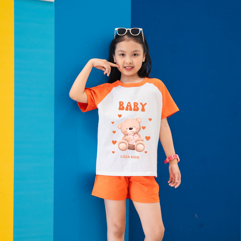 Bộ đồ bé gái in hình nhiều mẫu - Loza Kids G0185_thumbnail_2