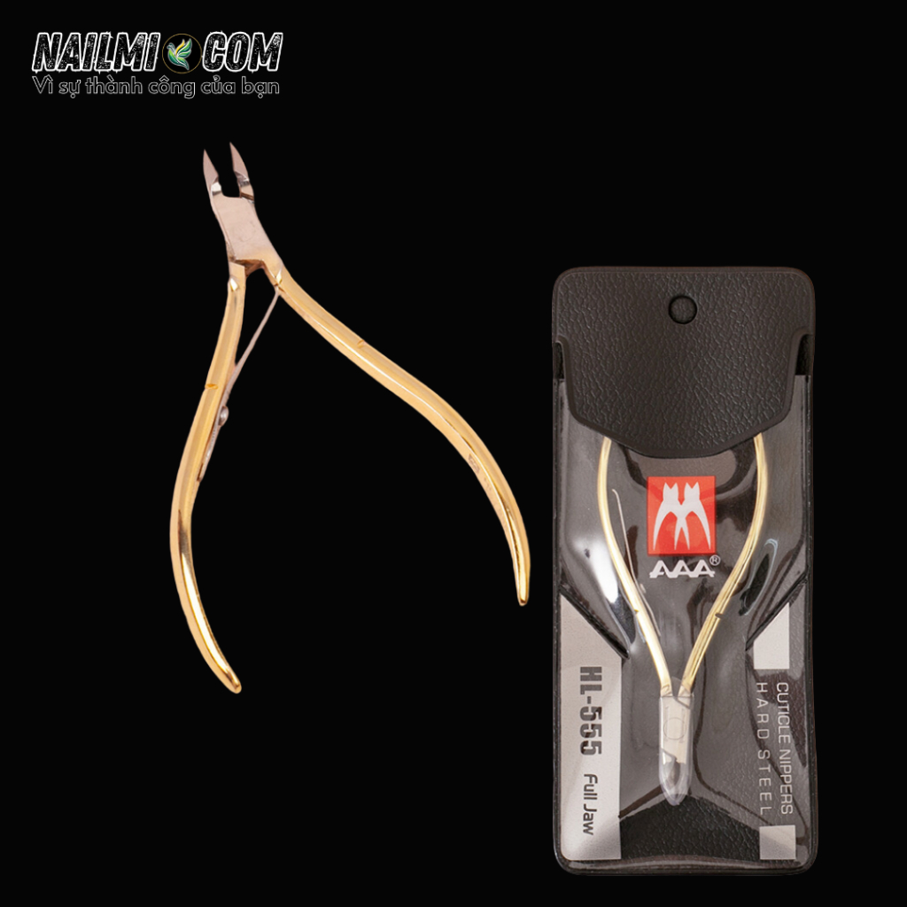 Kềm (kìm) cắt da - màu vàng - AAA - HL555