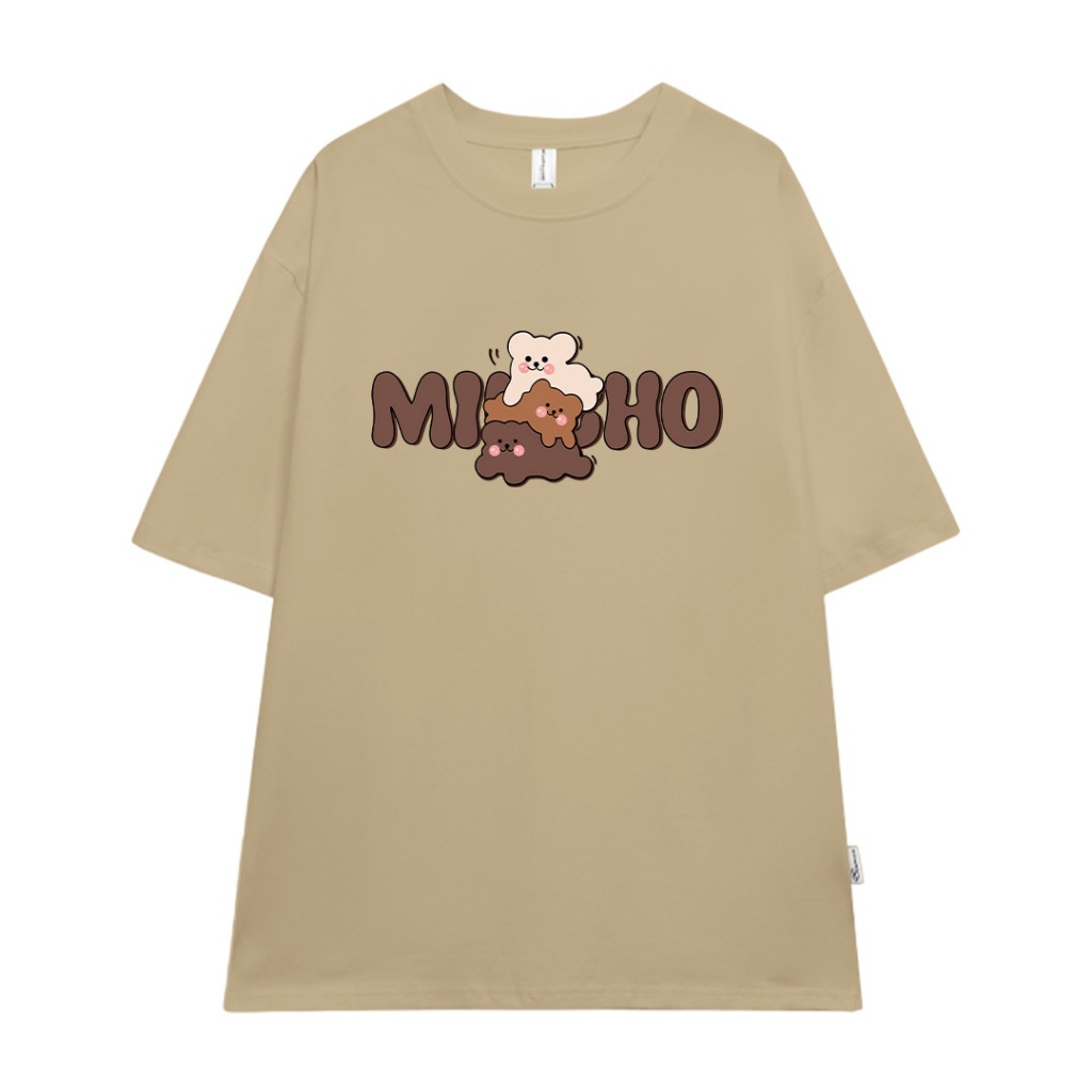 Áo phông local brand unisex ATD1190 Miucho tay ngắn vải cotton thoáng mát cổ tròn in mix_thumbnail_13