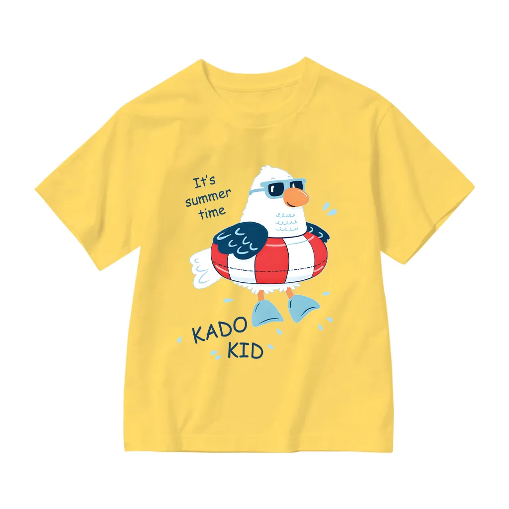 Áo thun bé gái form rộng hoạt hình hè biển Kado 3433_thumbnail_0