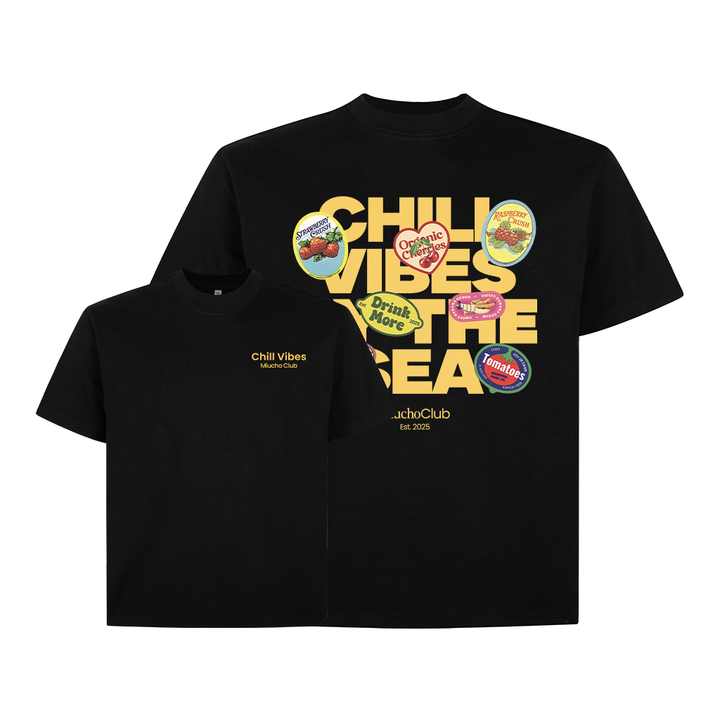 Áo thun boxy chill vibes 2104 Miucho cổ tròn vải cotton 2c 250gsm đứng form in mix_thumbnail_0