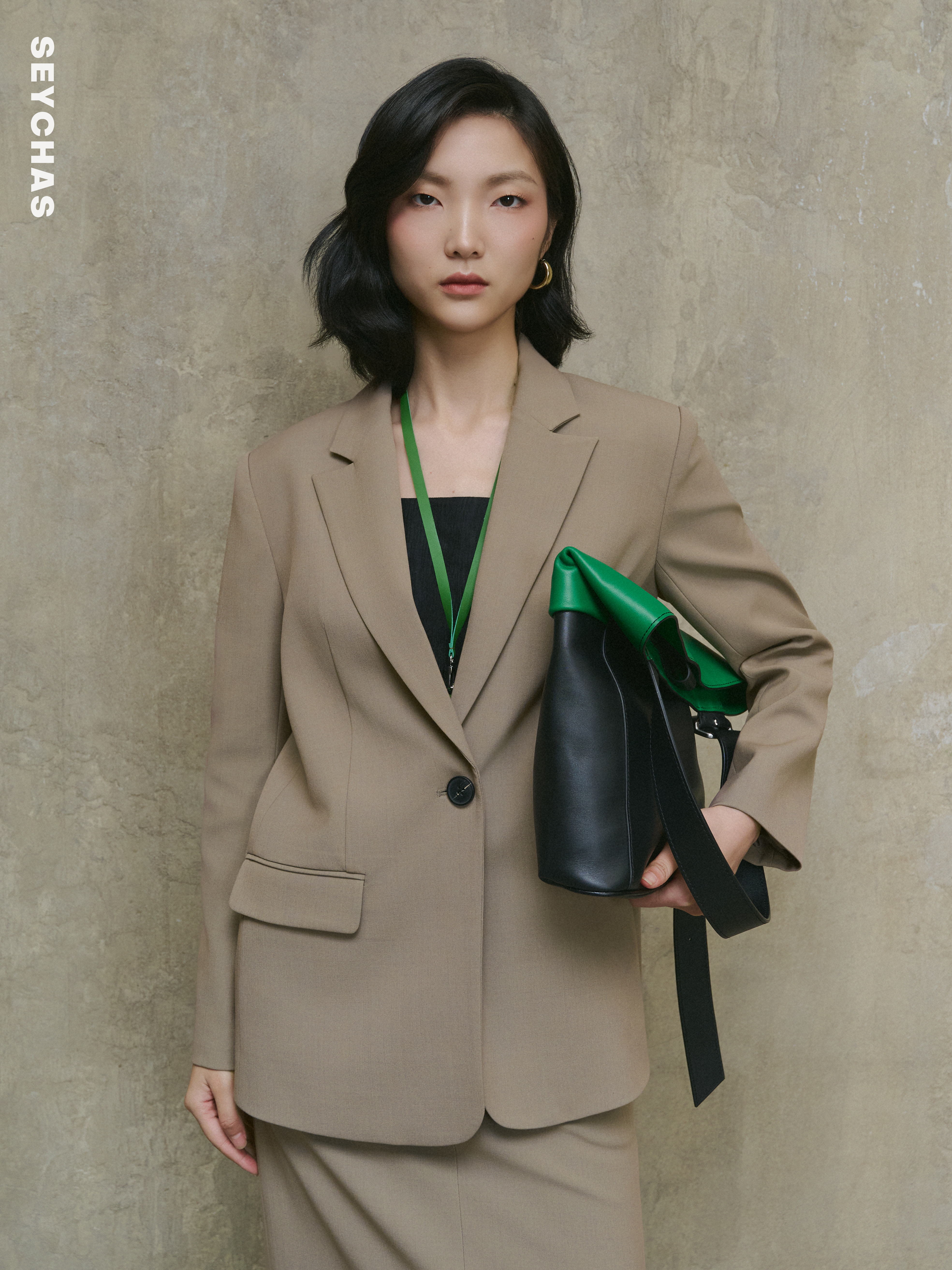 PURELINE BLAZER - Brown_thumbnail_1