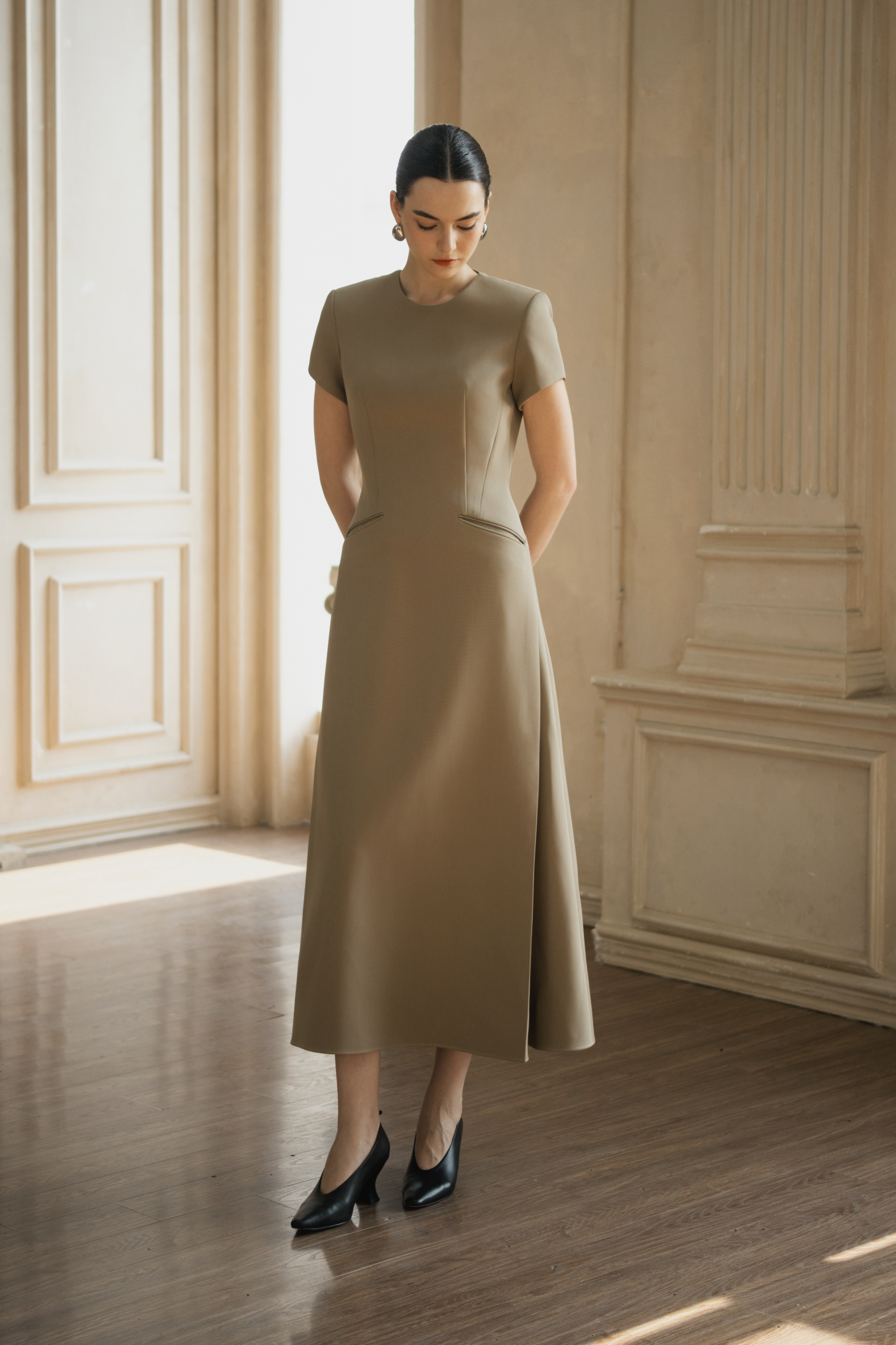 SERENA DRESS - Brown_thumbnail_1