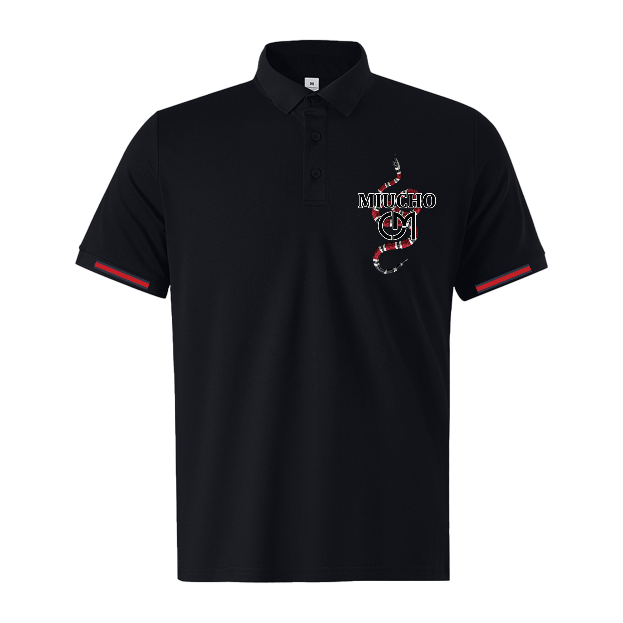 Áo polo nam form vừa 1925 Miucho Iconic vải cá sấu đứng form thoáng mát in basic_thumbnail_12