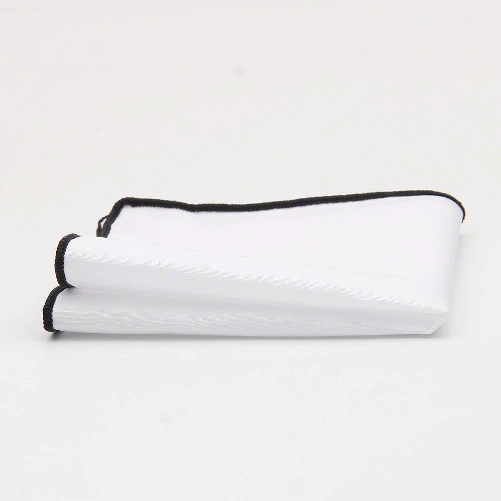 White Pocket Square