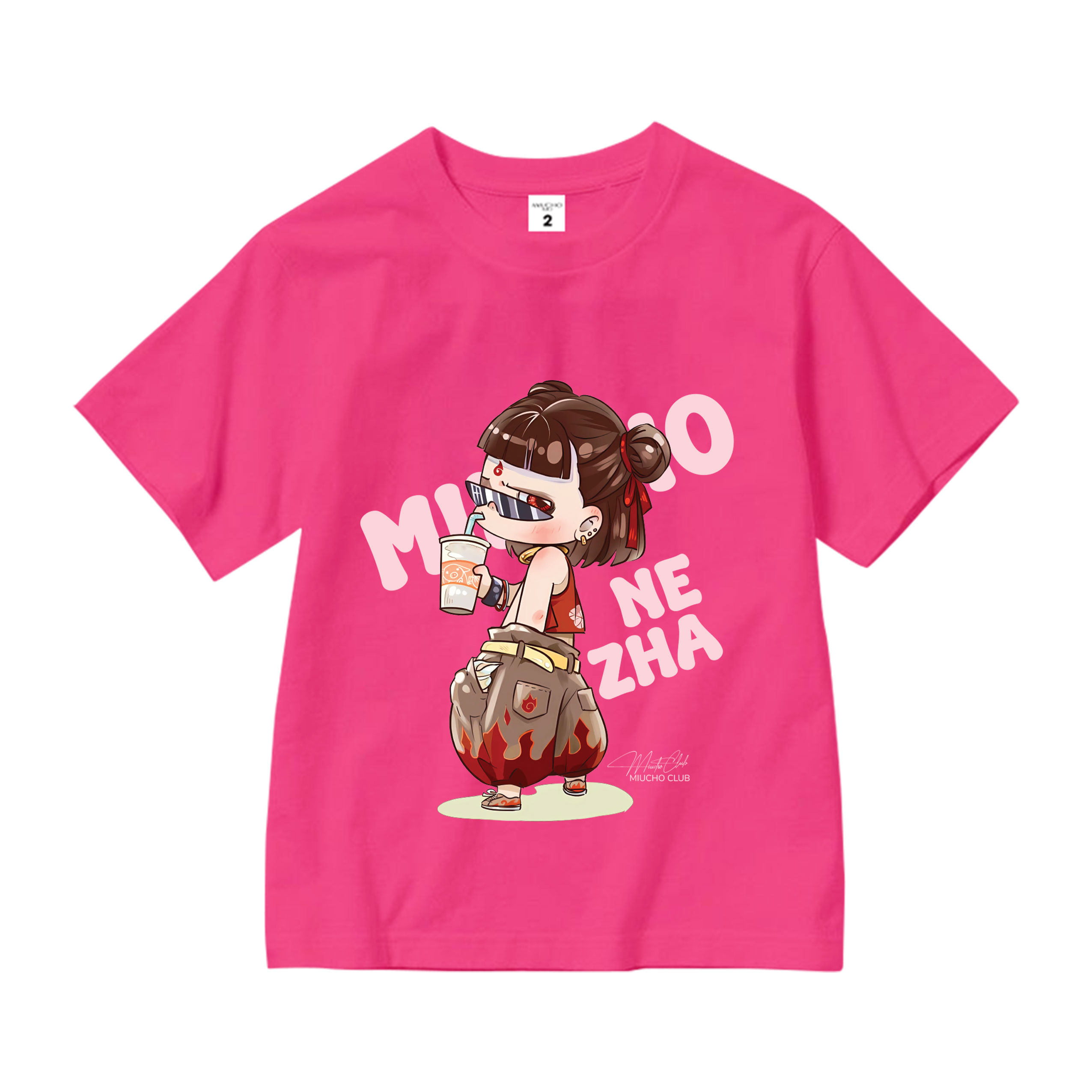 Áo thun bé gái Natra dễ thương 2017 Miucho Kid cổ tròn vải cotton co giãn thoáng mát in mix_thumbnail_13