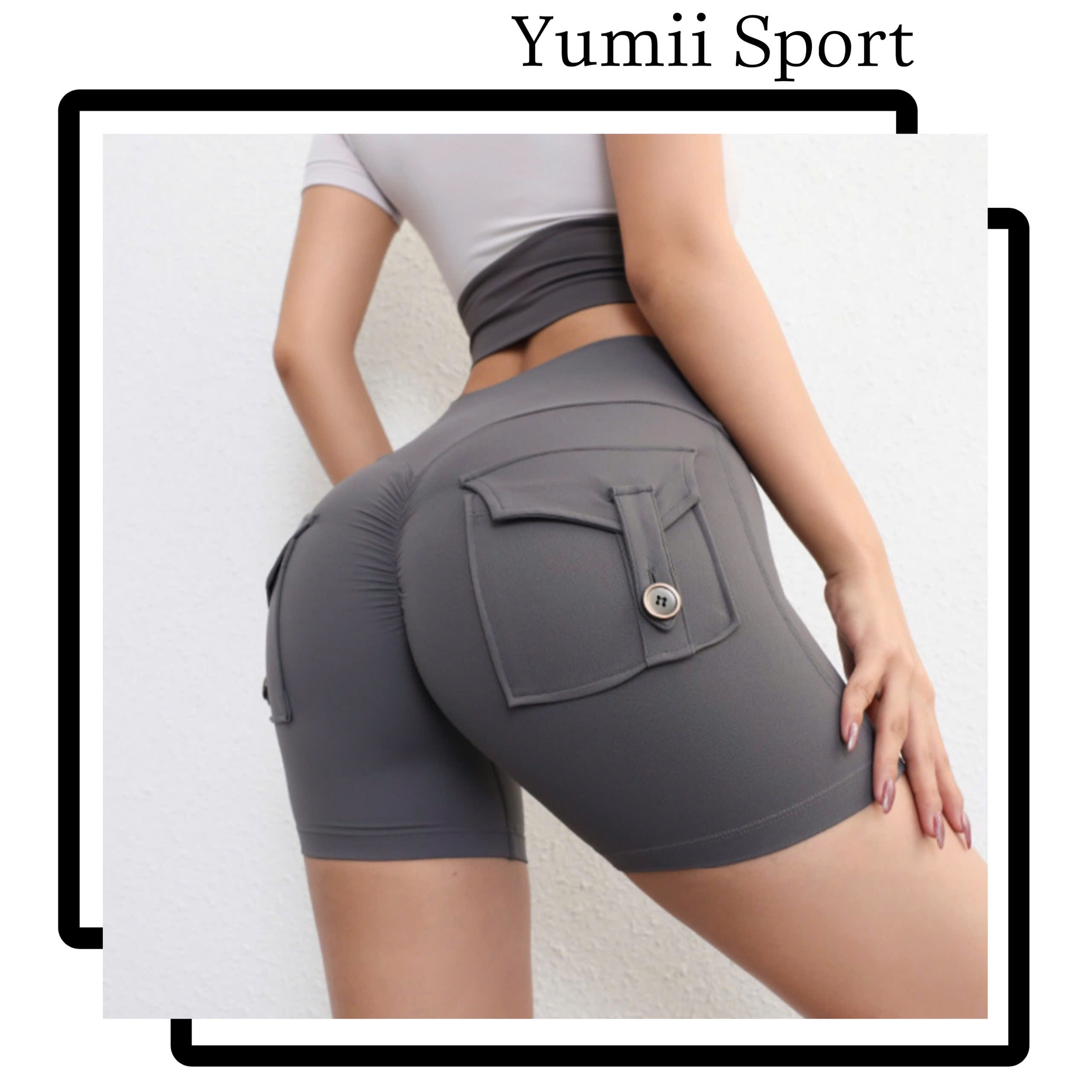Quần Đùi Thể Thao Lulu Túi Hộp, Dáng Ôm Body, Có Chun Mông Hack Dáng_thumbnail_21