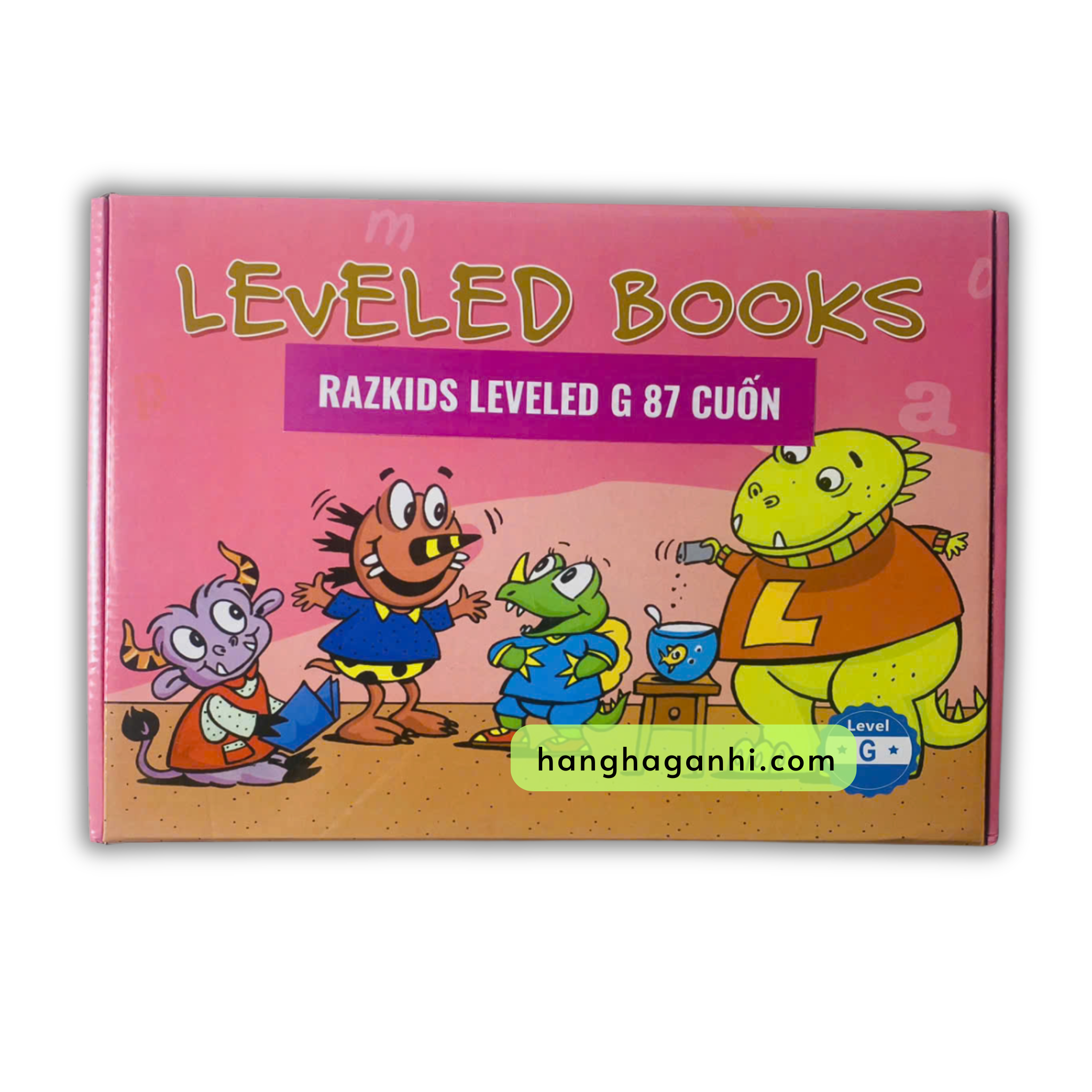 Razkids nhập bản in rời level G 87 quyển nguyên hộp kèm file nghe