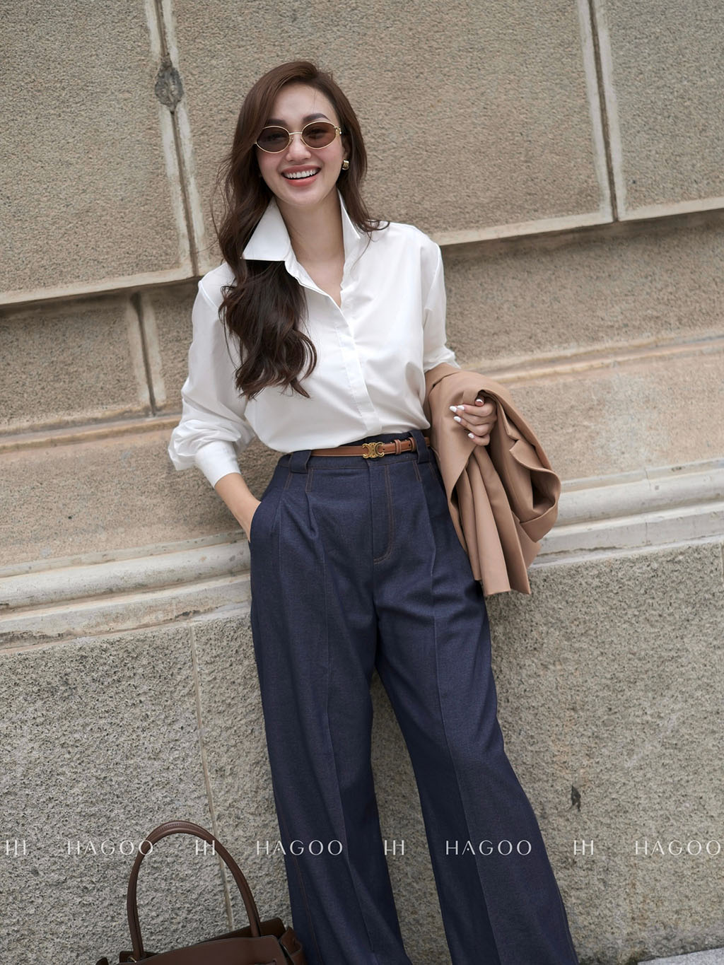 Áo sơ mi Basic HAGOO_thumbnail_4