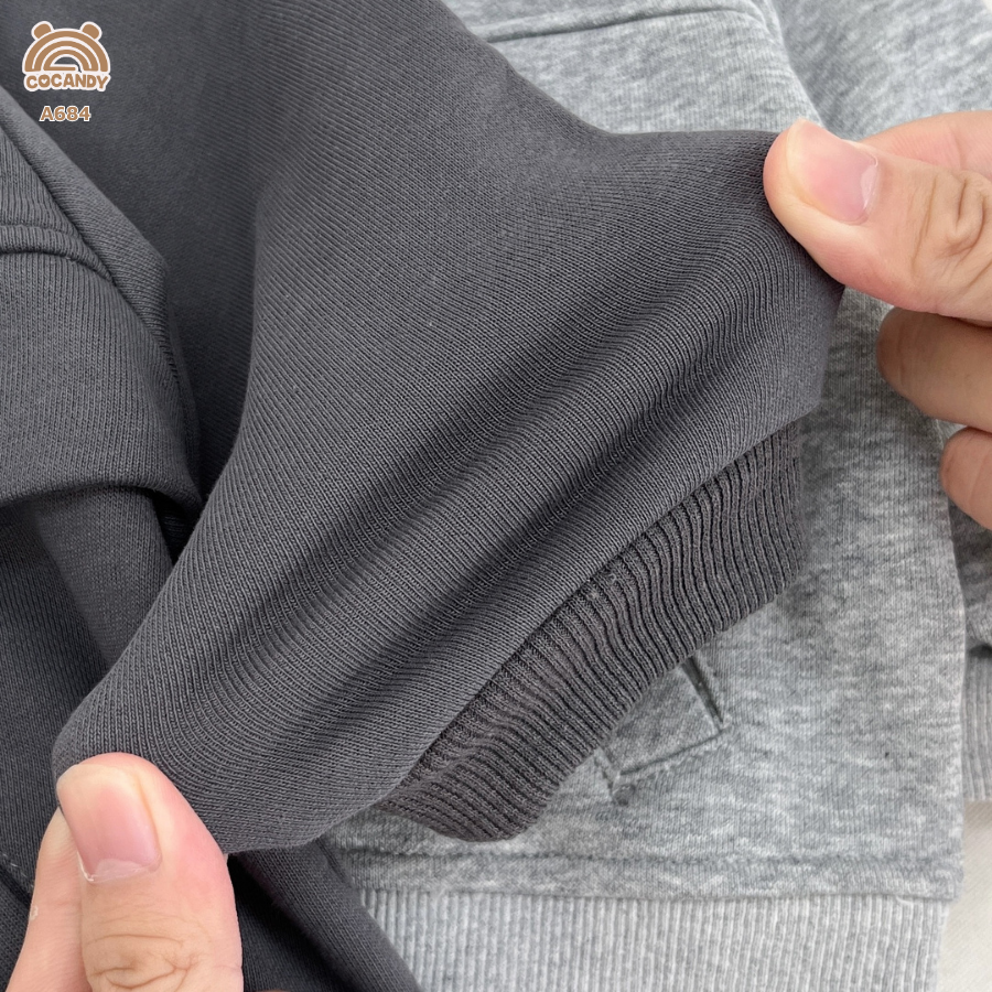 Áo khoác bomber XÁM CHÌ súp túi_thumbnail_3