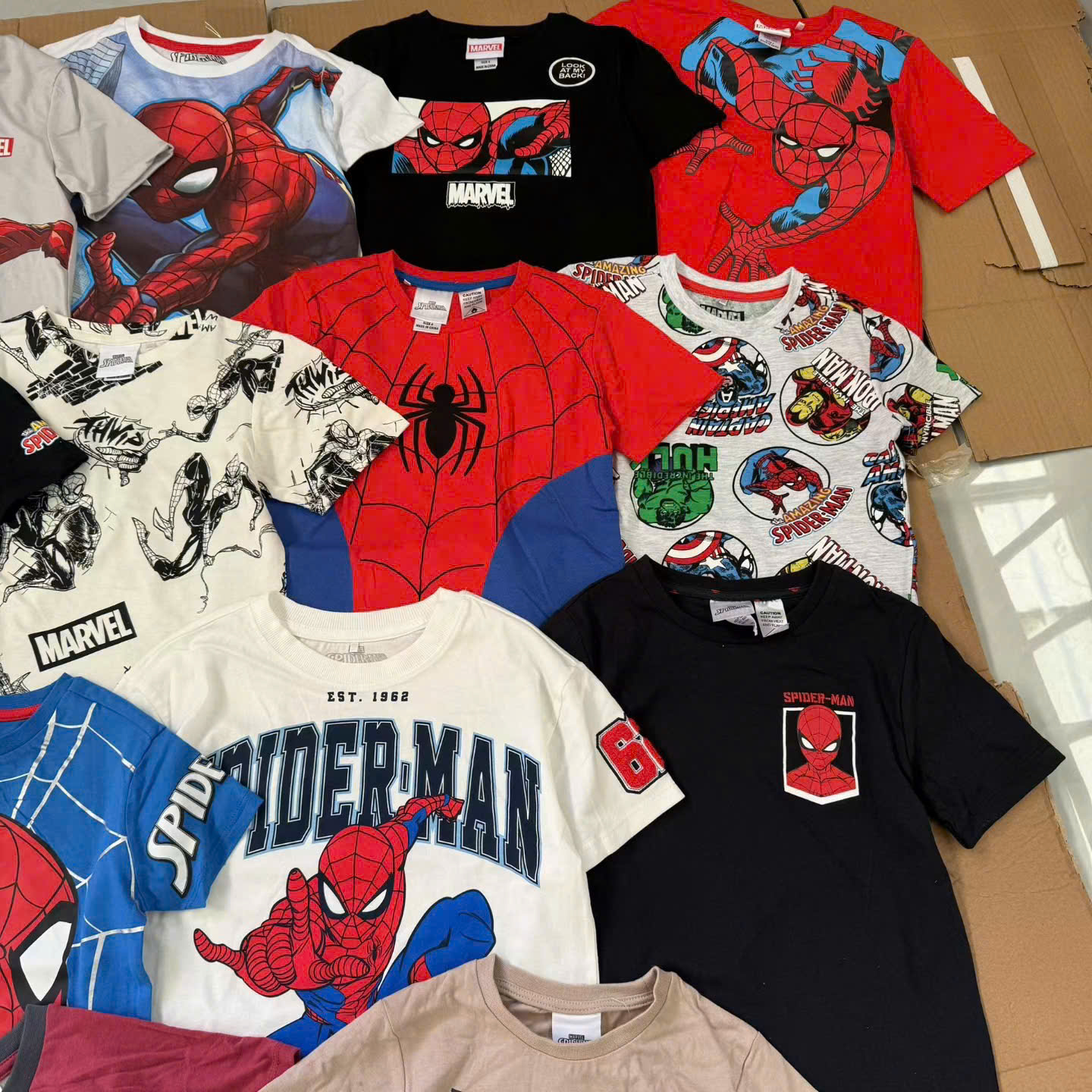 E80 Set 3 áo thun bé ( NGẪU NHIÊN ) trộn form, chiều dài - mua từ 2set trùng