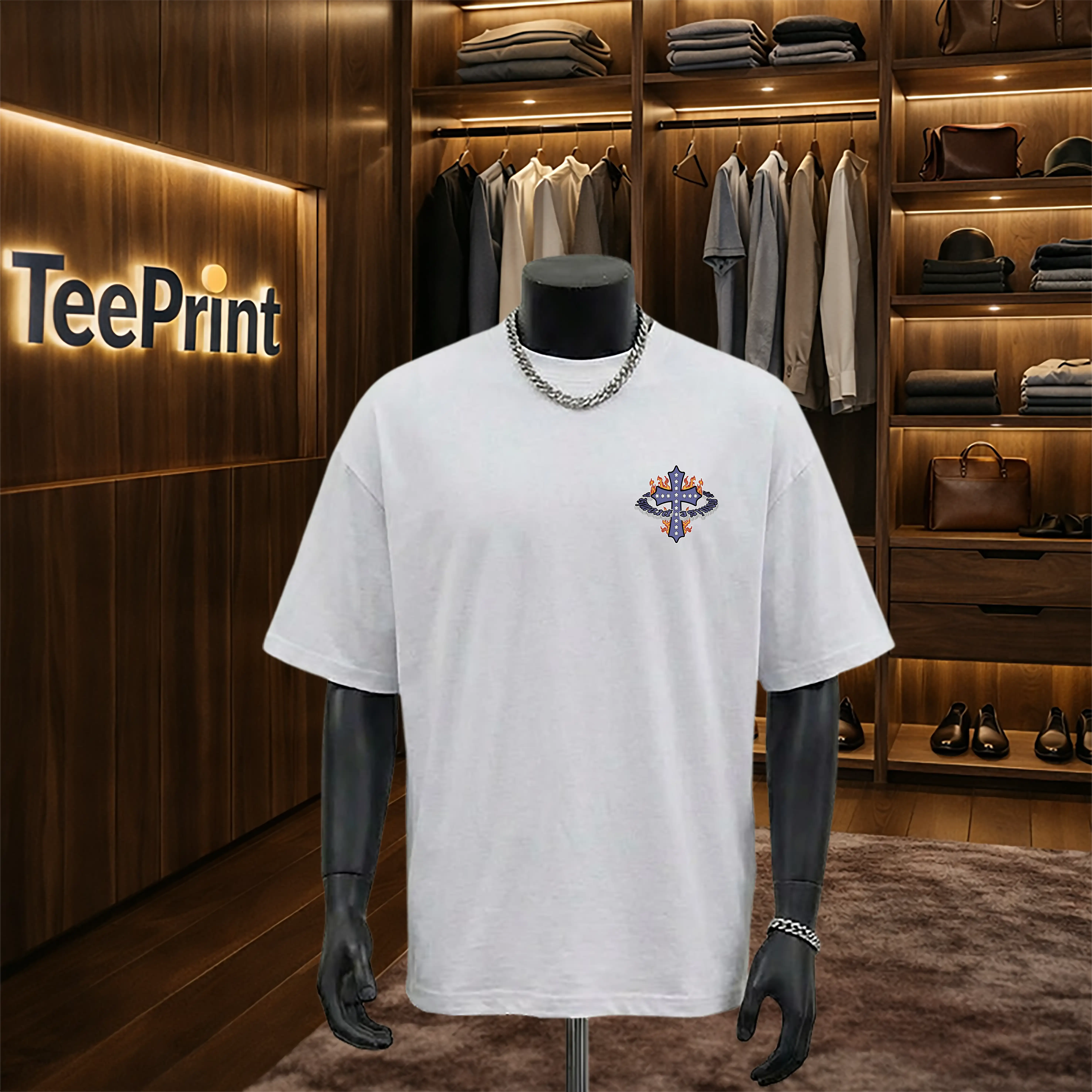 Áo thun nam cá tính form rộng TeePrint 3241_thumbnail_2