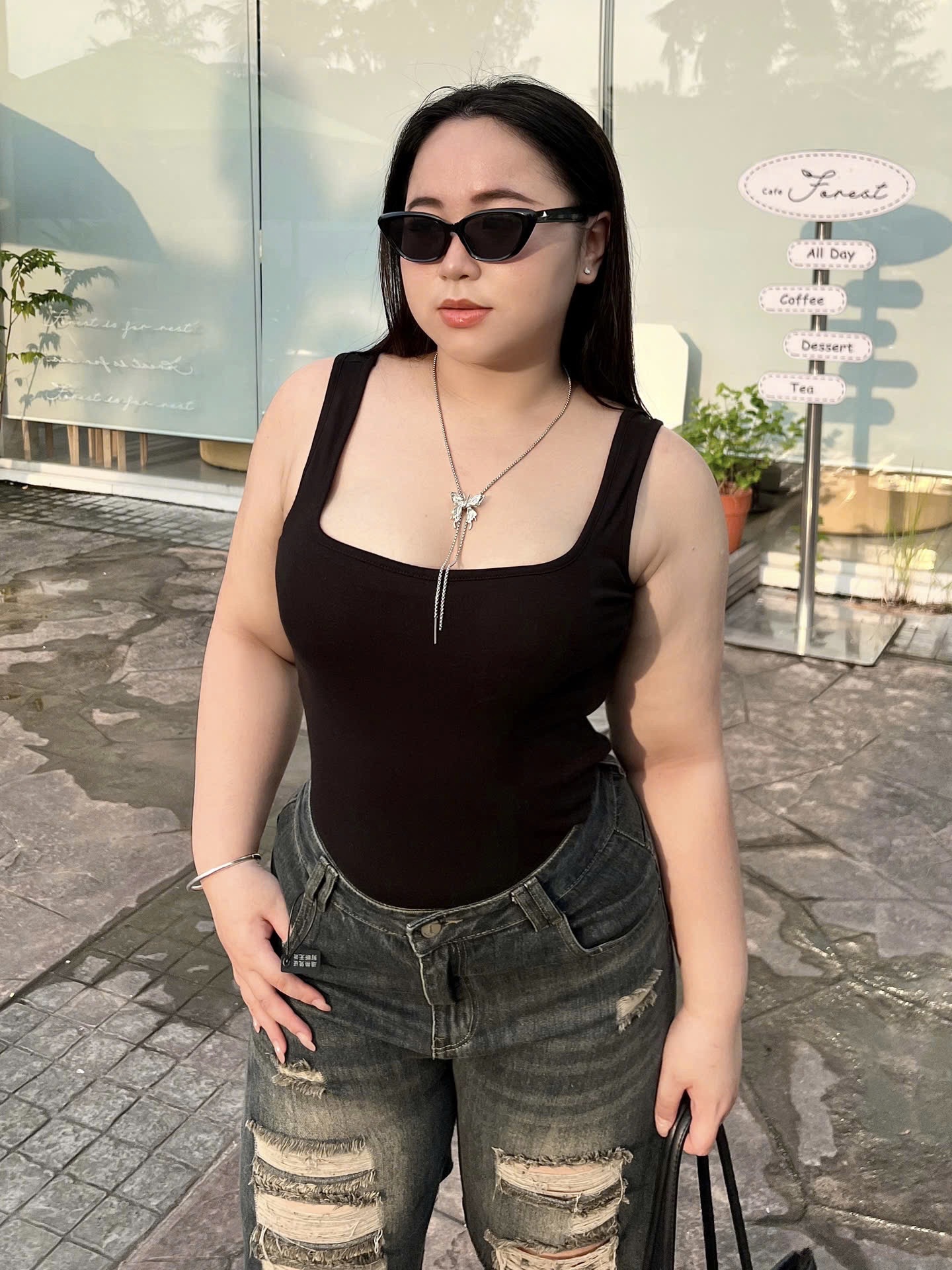 Áo 2 dây bản to cổ U bigsize AT9026 dành cho nàng béo mập từ 55-90kg_thumbnail_10