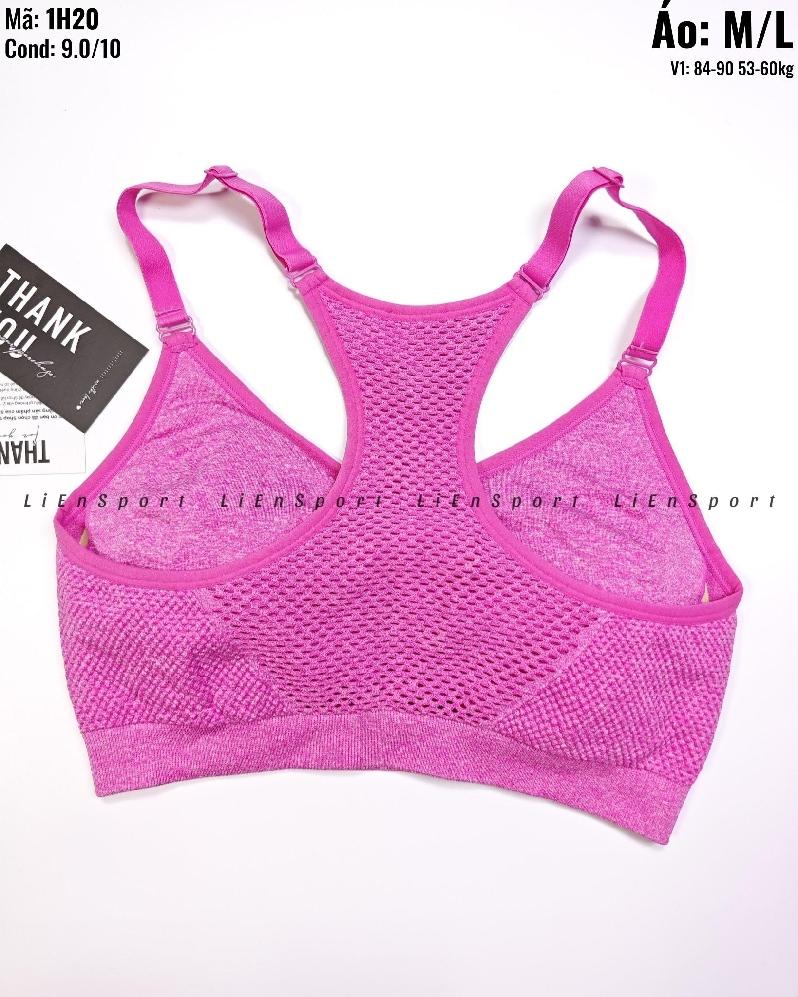 Áo bra thể thao Nữ Size M L Hồng tím Auth 2nd Lưng chữ X thoáng khí Co giãn tốt Thấm hút mồ hôi Dây vai điều chỉnh Phù hợp gym yoga chạy bộ Mã:1H20_thumbnail_3