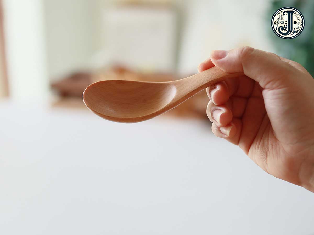 Muỗng ăn súp gỗ Beech 14 cm J000144_thumbnail_2