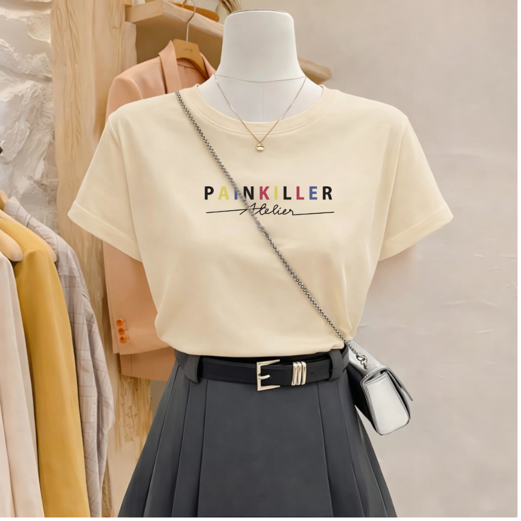 [Form vừa] Áo phông nữ màu Be nhiều mẫu - Loza G0467 G0437