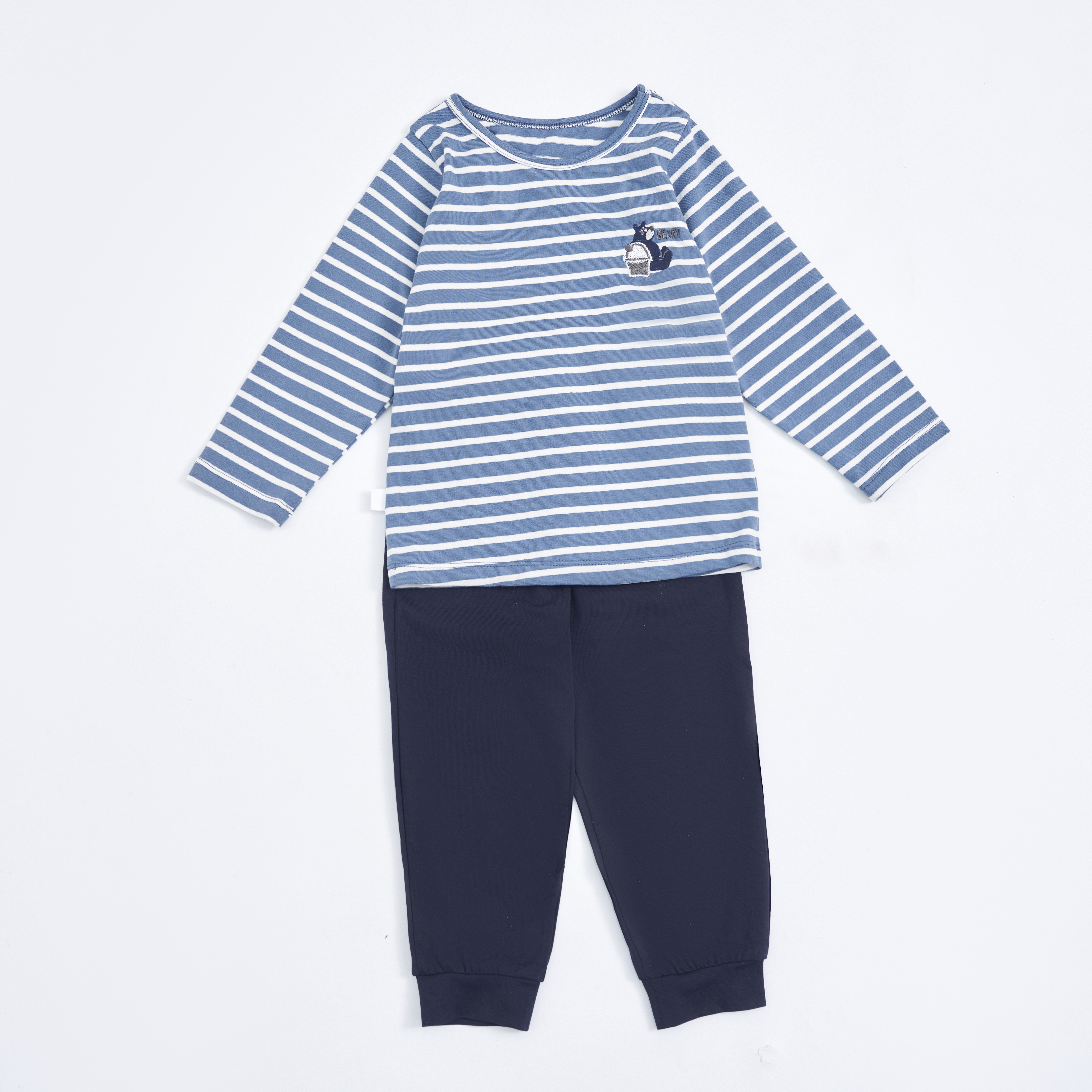 Bộ thun áo kẻ thêu hình_thumbnail_0