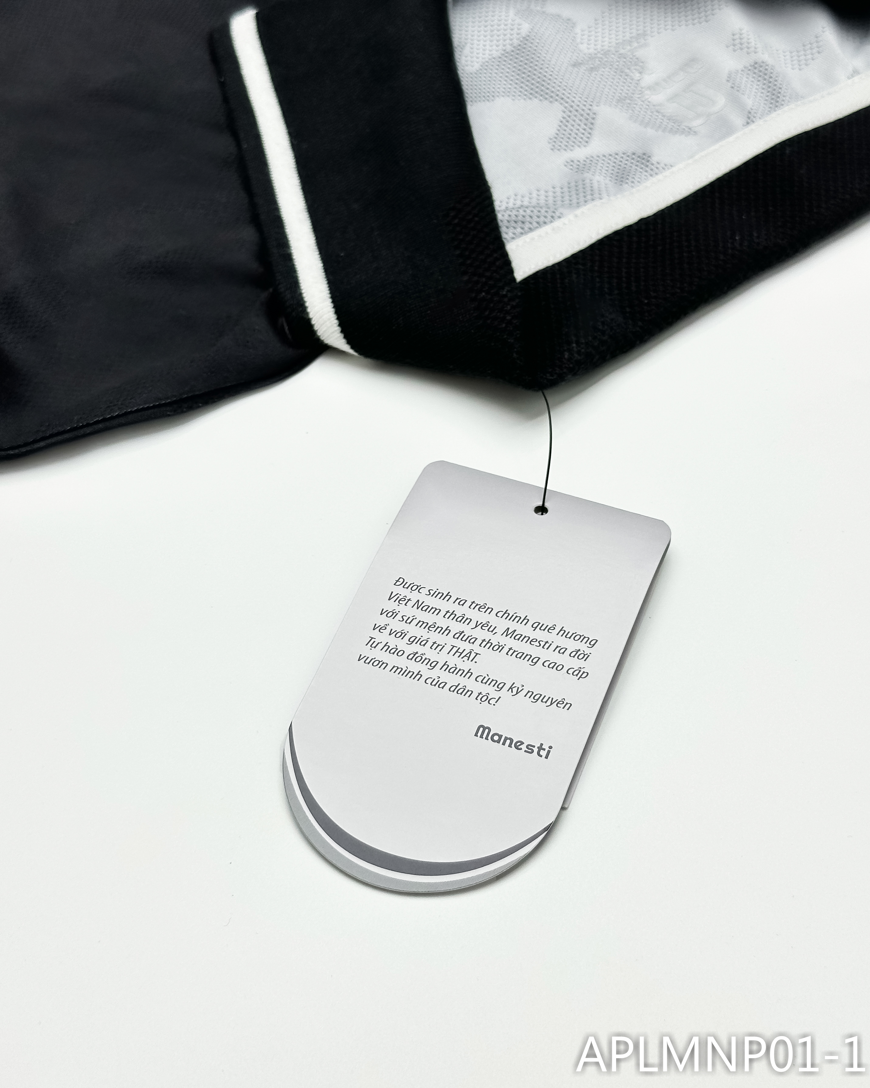 Áo polo thể thao nam phối màu chơi Picklebal/Tennis Manesti_thumbnail_7