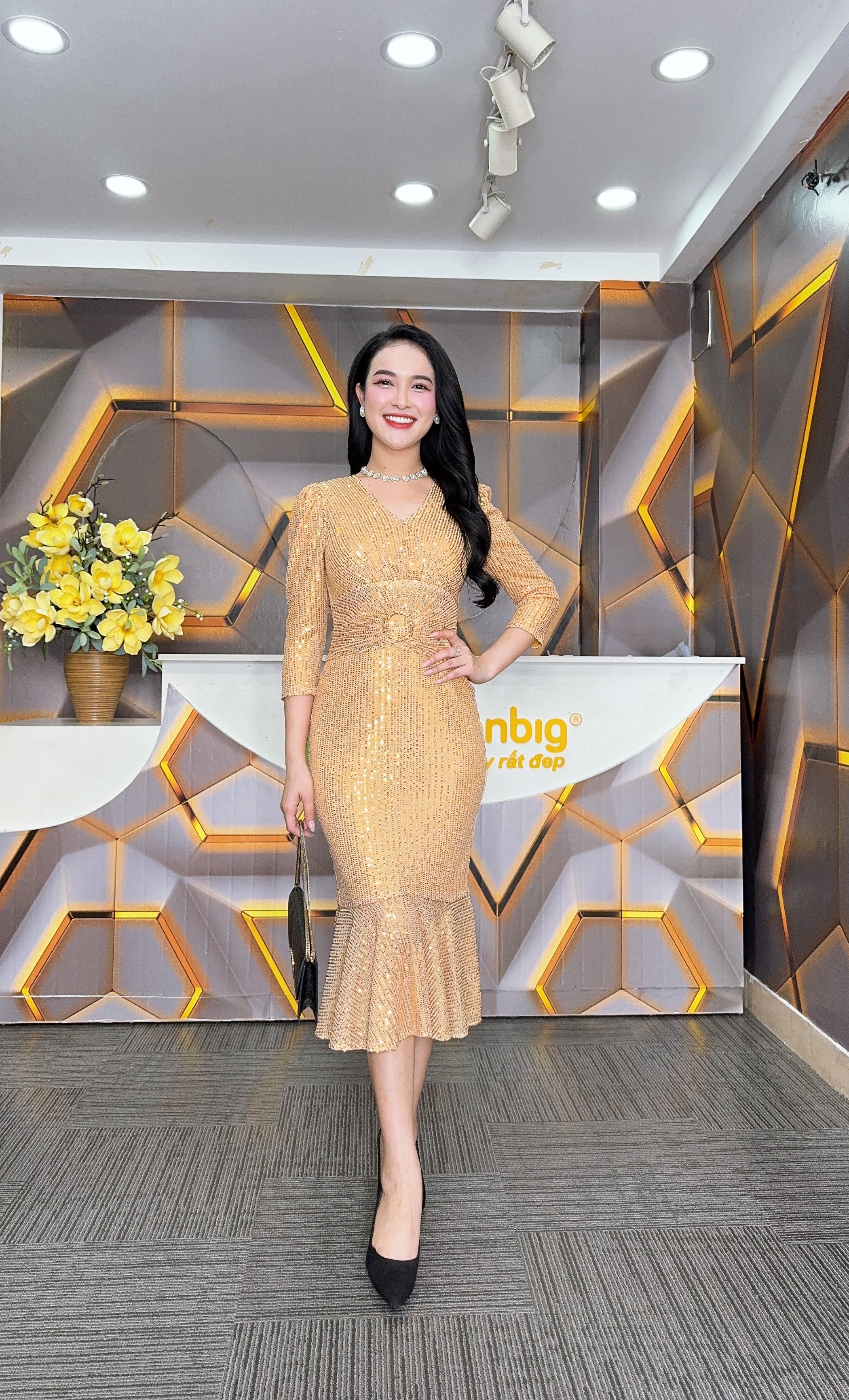 Đầm body - Y1787 - Thương hiệu Zonbig