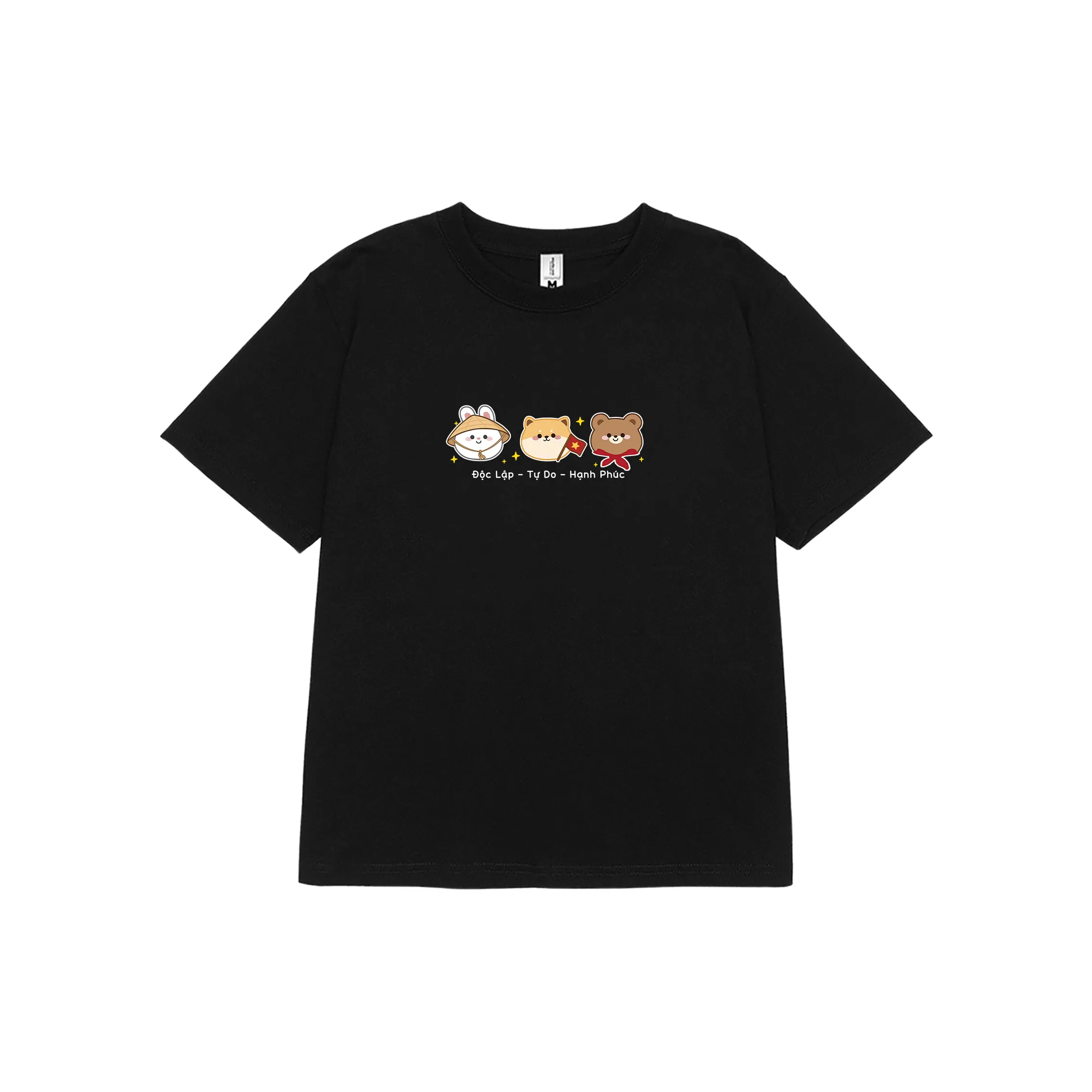 Áo baby tee Độc Lập Tự Do Hạnh Phúc 2521 Miucho vải cotton thoáng mát in mix_thumbnail_7