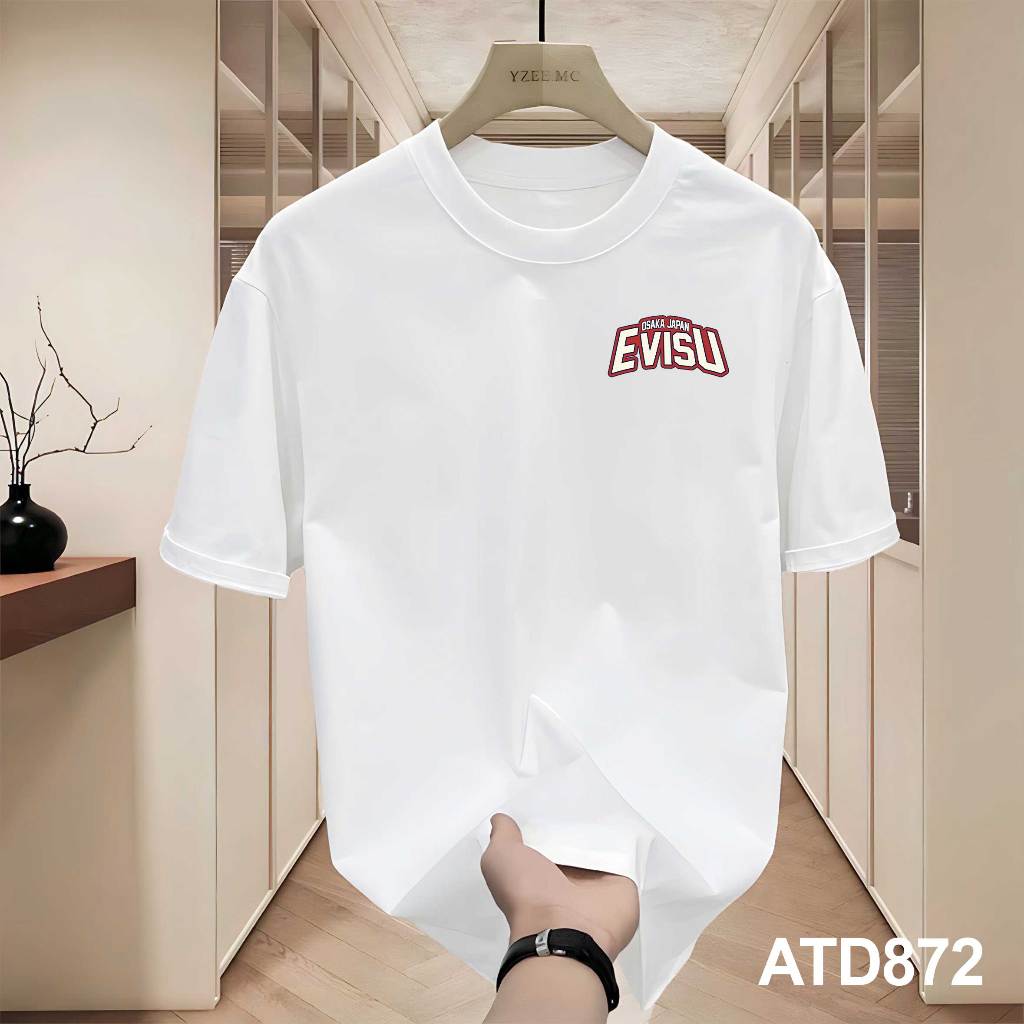 Áo thun Evisu nam form rộng local brand ATD872 Miucho Iconic tay ngắn vải cotton cổ tròn in mix_thumbnail_4