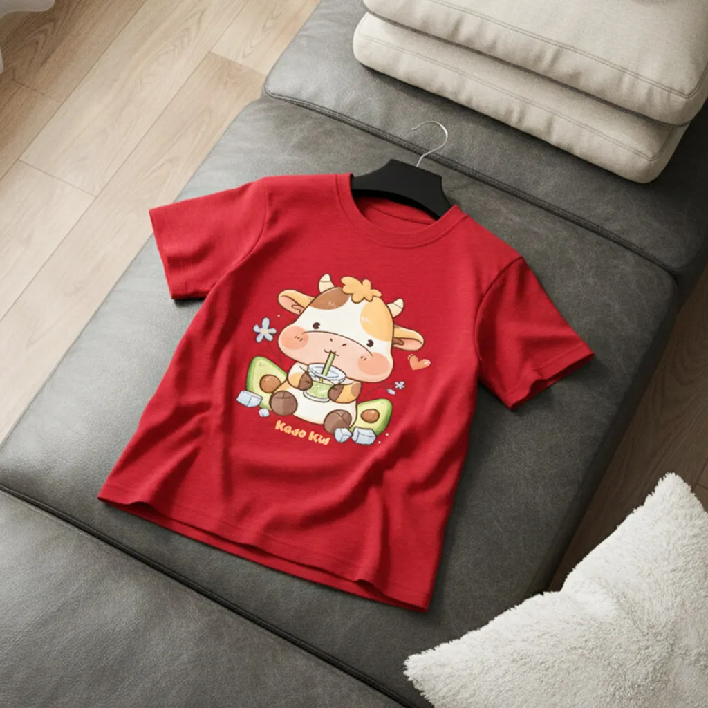 Áo thun bé trai bé gái 12 con giáp tuổi Sửu Kado 3155_thumbnail_6