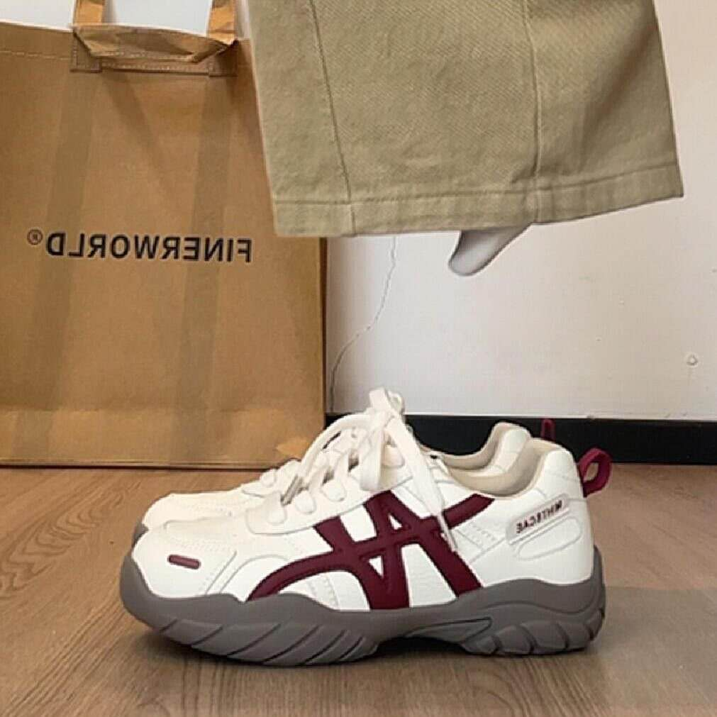Giày Sneaker Nữ Đế Cao 4cm Thời Trang Cá Tính, Giày Thể Thao Nữ Độn Đế Tôn Dáng Đi Học Đi Chơi_thumbnail_1