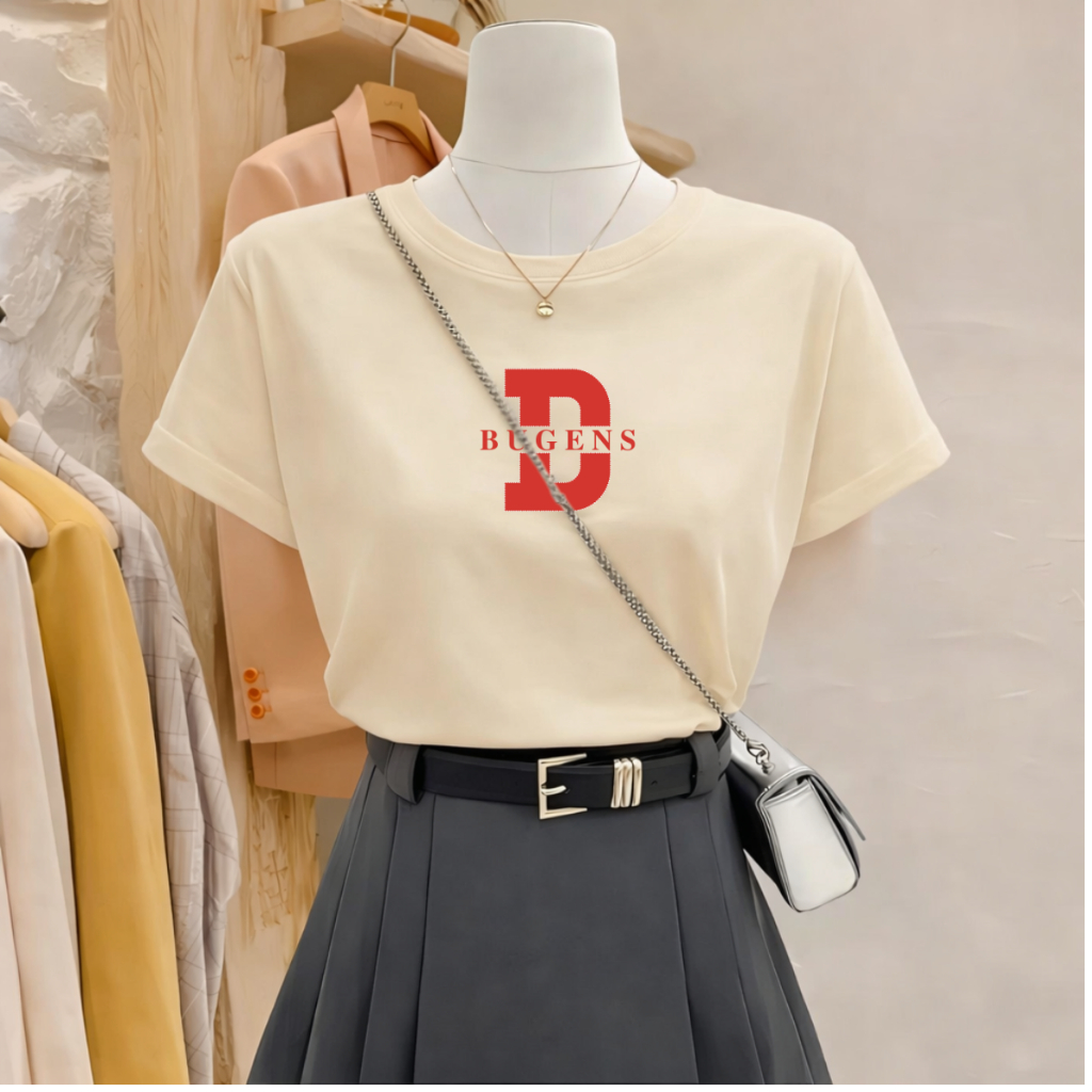 [Form vừa] Áo phông nữ màu Be nhiều mẫu - Loza G0467_thumbnail_1