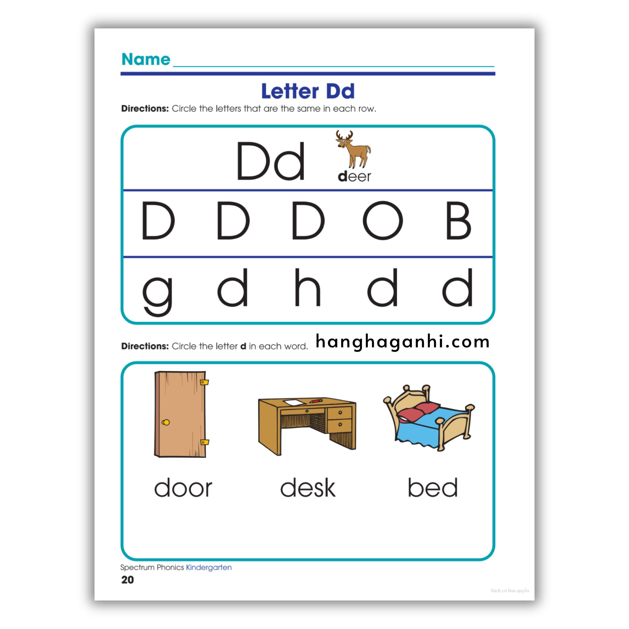 Sách Spectrum Phonics Workbook Grade K_thumbnail_6