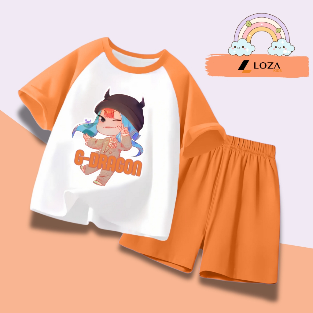Bộ đồ trẻ em in hình 'G-DRAGON' chibi - Loza Kids FB364_thumbnail_0